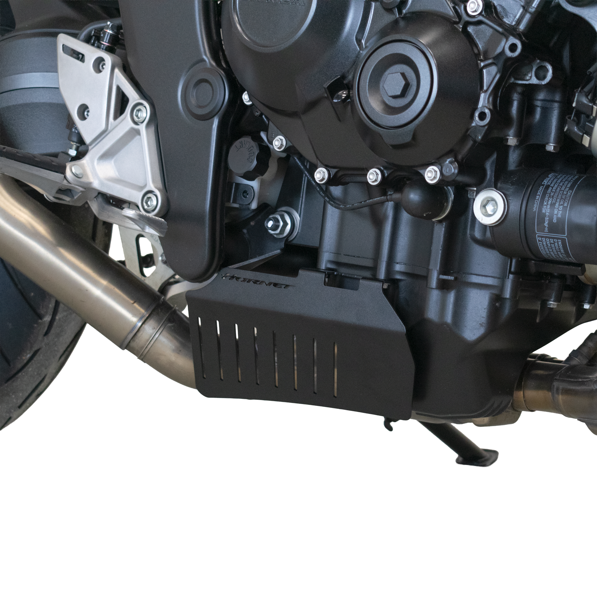 Pyramid Exhaust Guard | Matte Black | Honda CB 1000 Hornet inc SP 2025>Current -   Pyramid Motorcycle Accessories