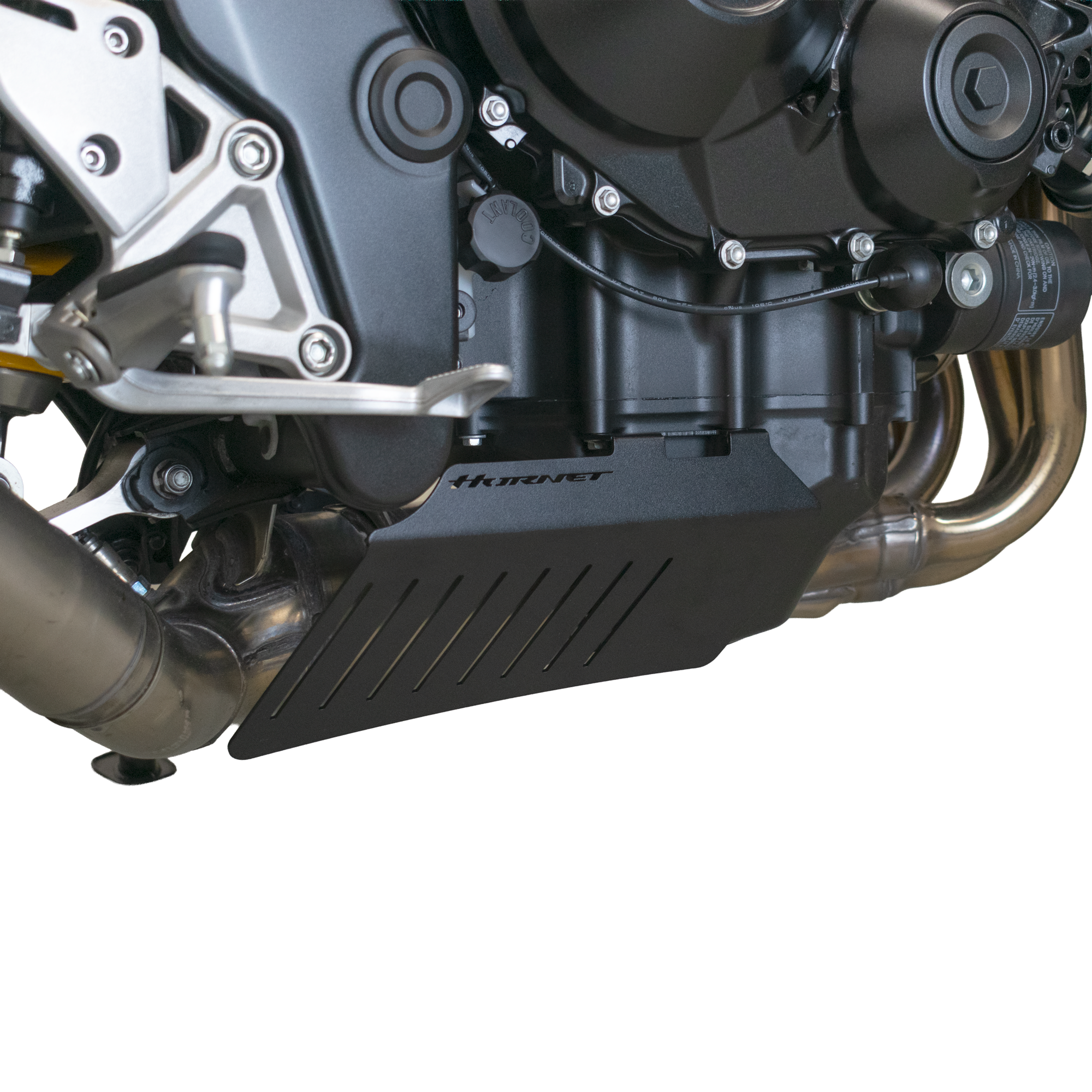 Pyramid Exhaust Guard | Matte Black | Honda CB 1000 Hornet inc SP 2025>Current -   Pyramid Motorcycle Accessories