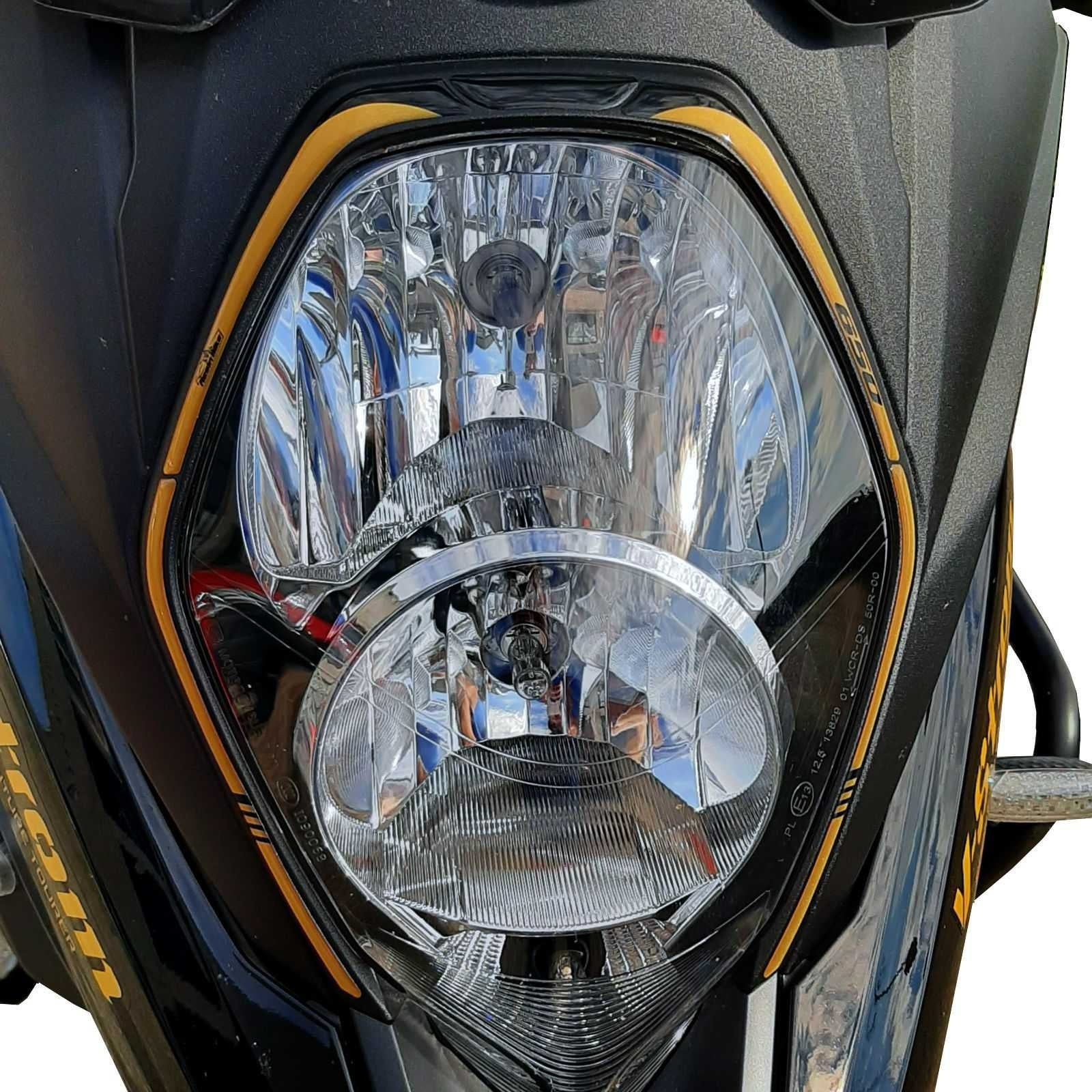 Resin Bike 3D Motorcycle Stickers - Headlight | Suzuki V-Strom 650XT 2017>2023 RB-1000147000009 -   Pyramid Motorcycle Accessories