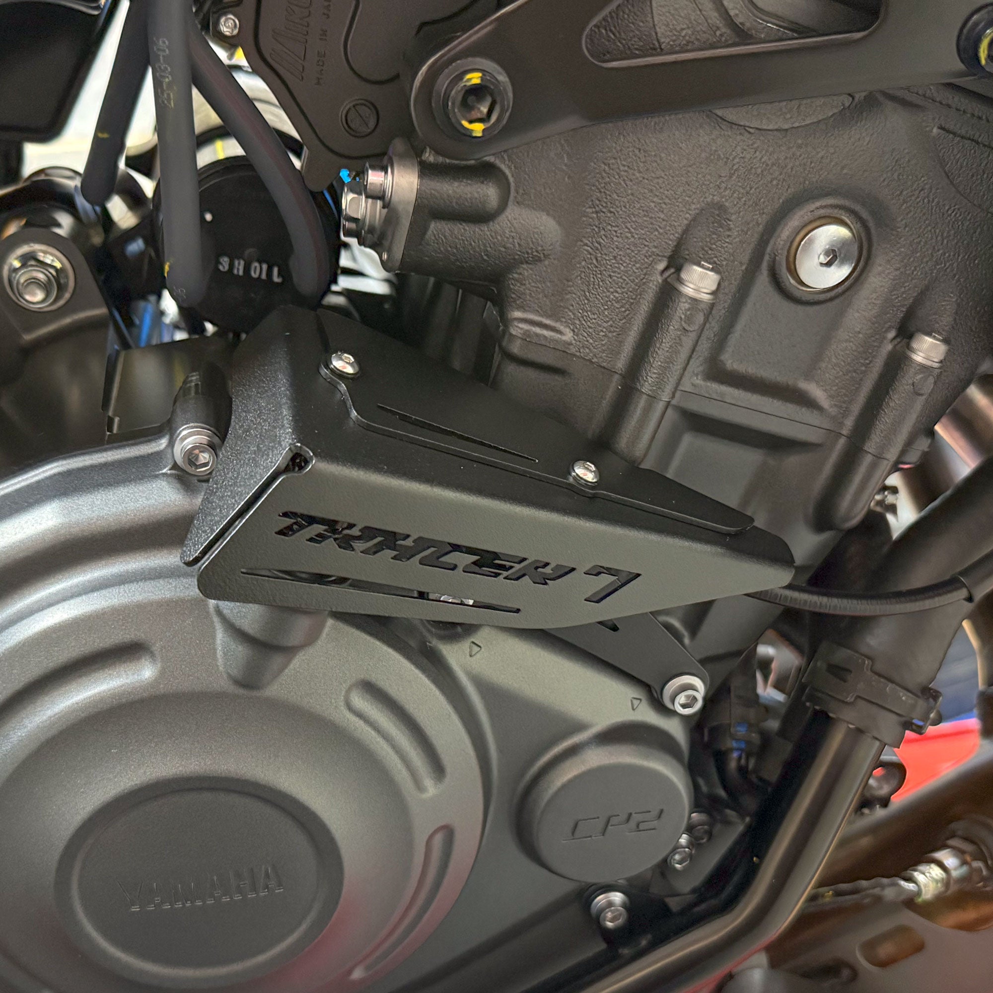 Pyramid Clutch Cable Cover | Matte Black | Yamaha Tracer 7 (GT) 2025>Current -   Pyramid Motorcycle Accessories