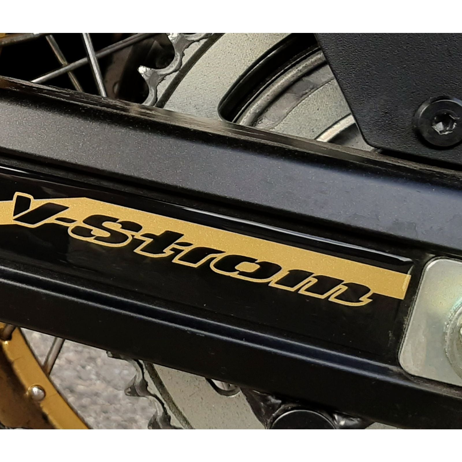 Resin Bike 3D Motorcycle Stickers - Forks | Suzuki V-Strom 650XT 2020>Current -   Pyramid Motorcycle Accessories