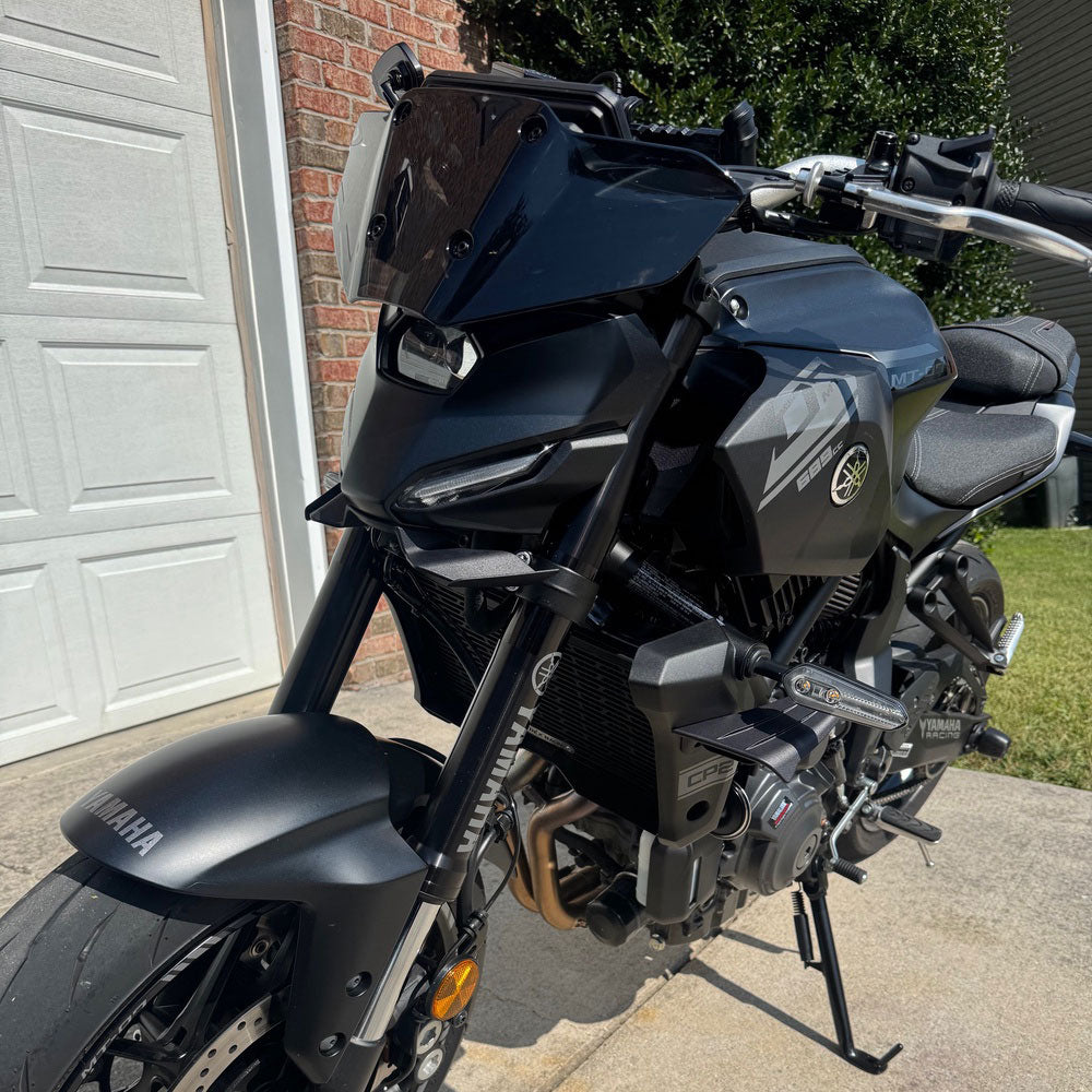 Pyramid Frontal Wing | Matte Black | Yamaha MT-07 2025>Current -   Pyramid Motorcycle Accessories