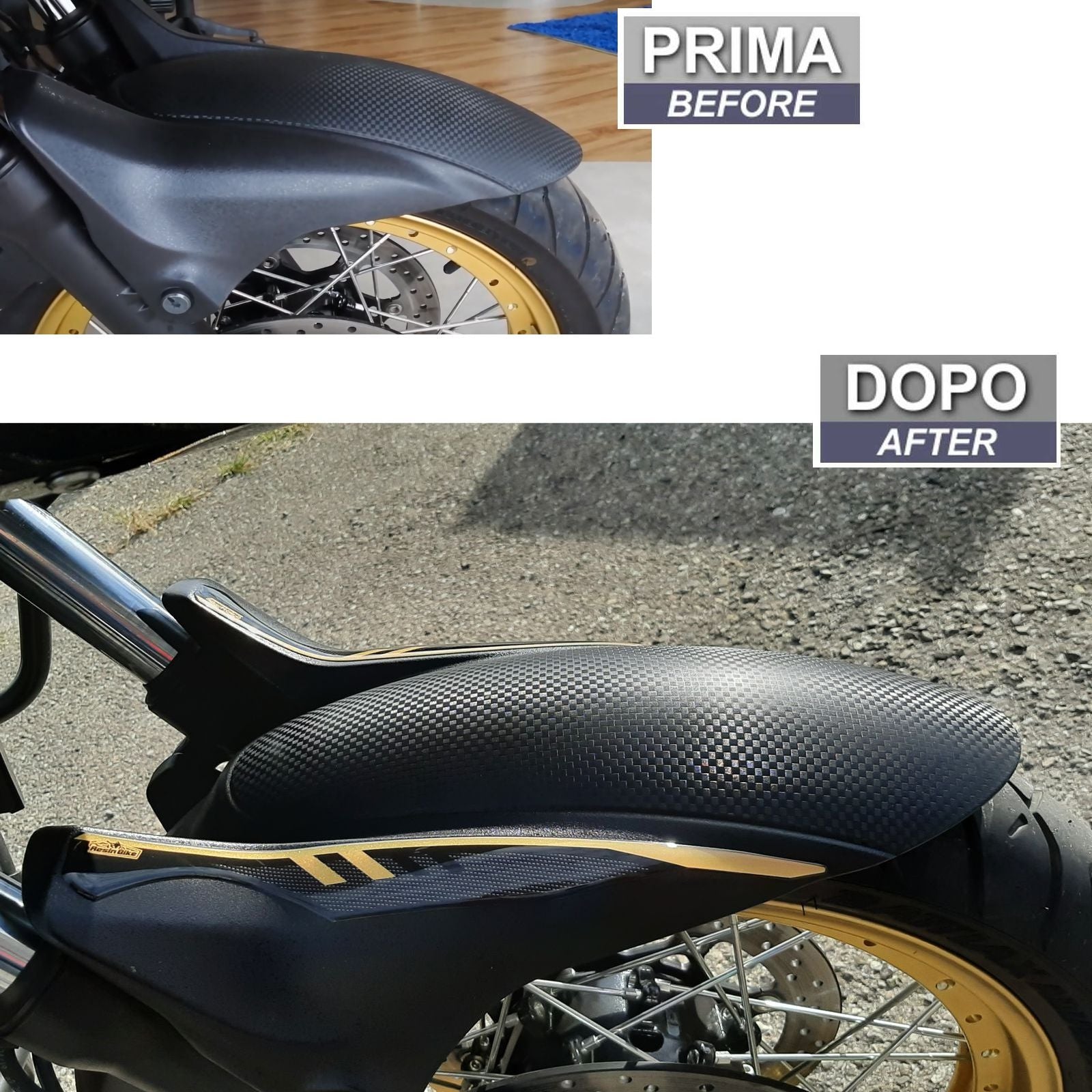 Resin Bike 3D Motorcycle Stickers - Front Fender | Suzuki V-Strom 650XT 2020>Current -   Pyramid Motorcycle Accessories