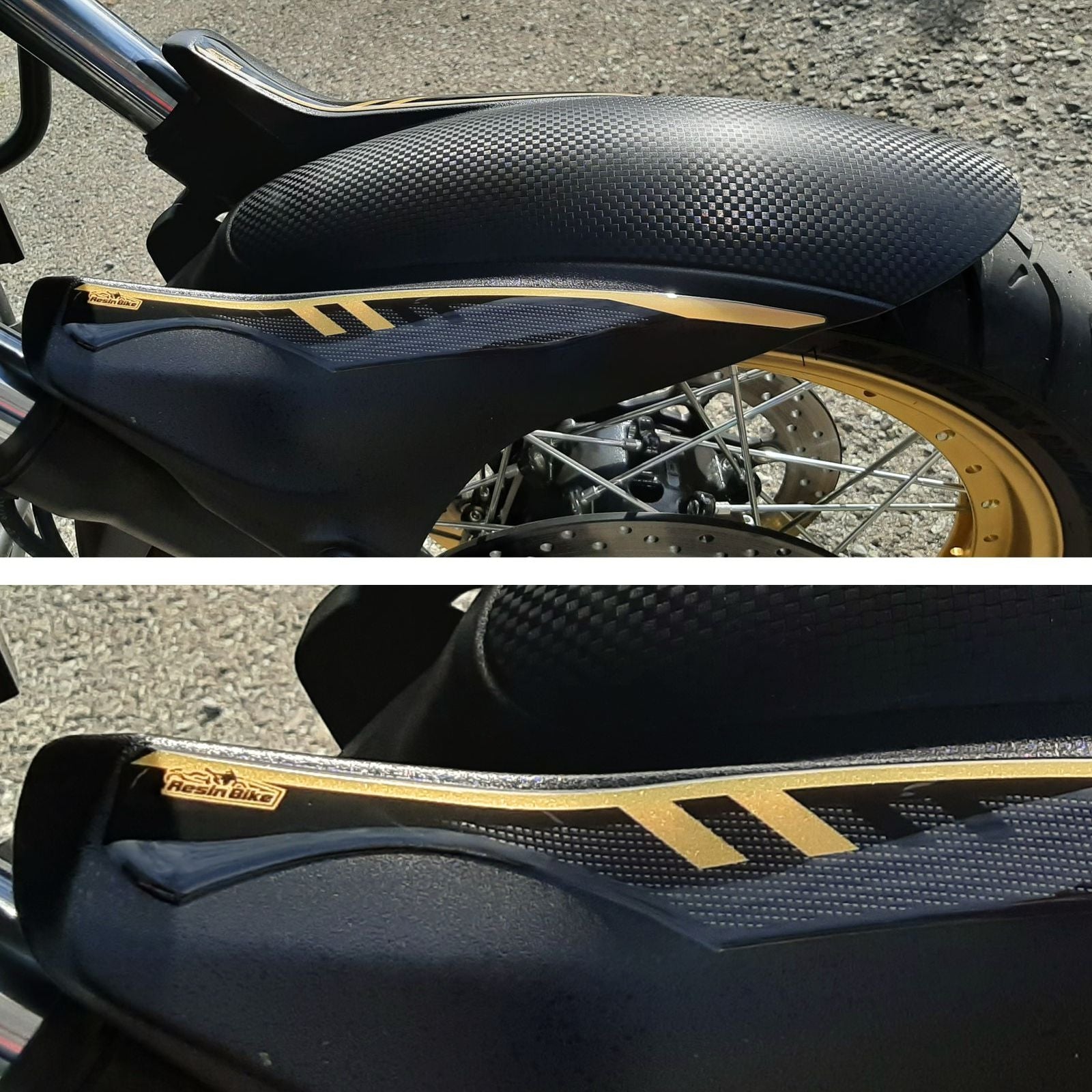 Resin Bike 3D Motorcycle Stickers - Front Fender | Suzuki V-Strom 650XT 2020>Current -   Pyramid Motorcycle Accessories