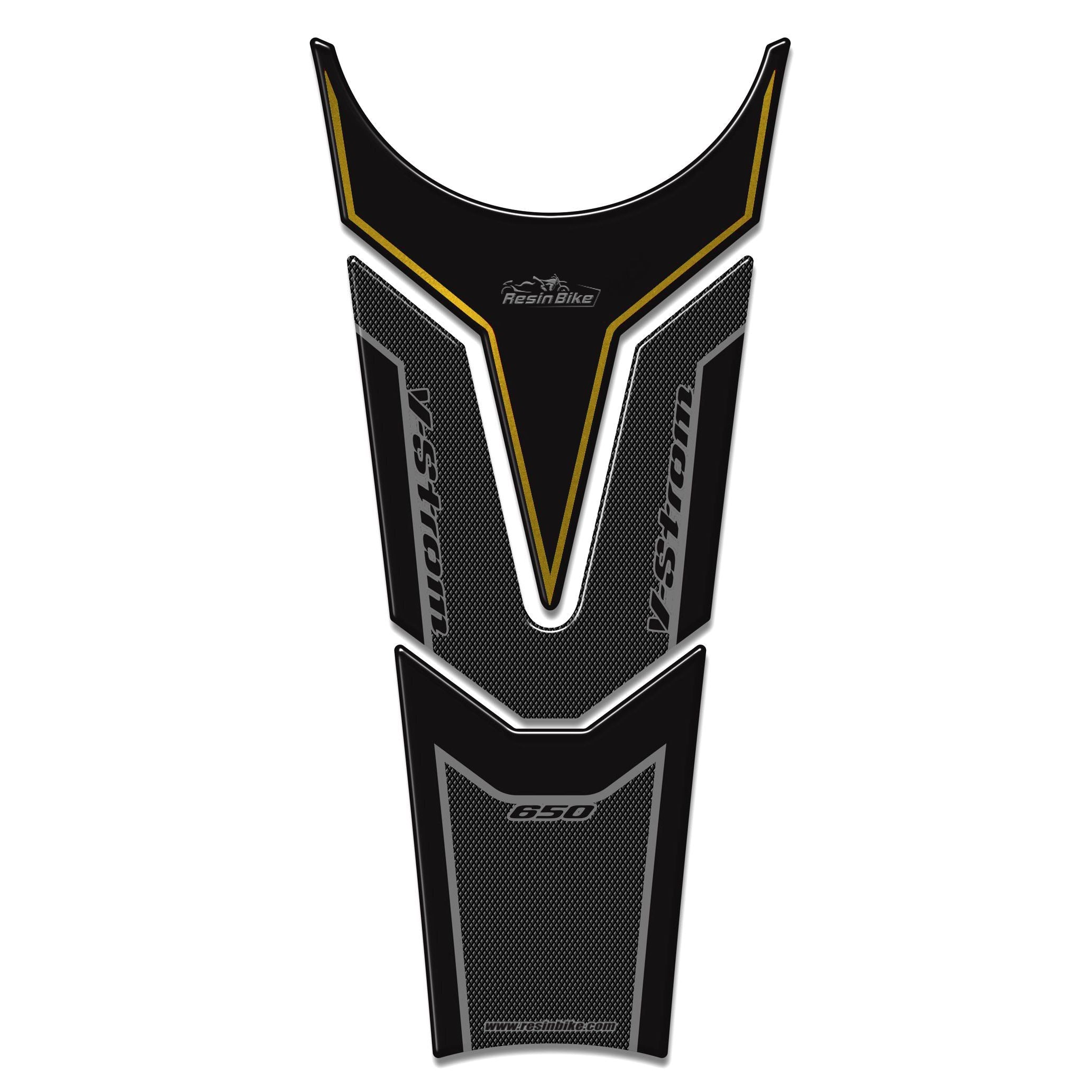 Resin Bike 3D Motorcycle Stickers - Tank Pad | Suzuki V-Strom 650XT 2017>2023 -   Pyramid Motorcycle Accessories