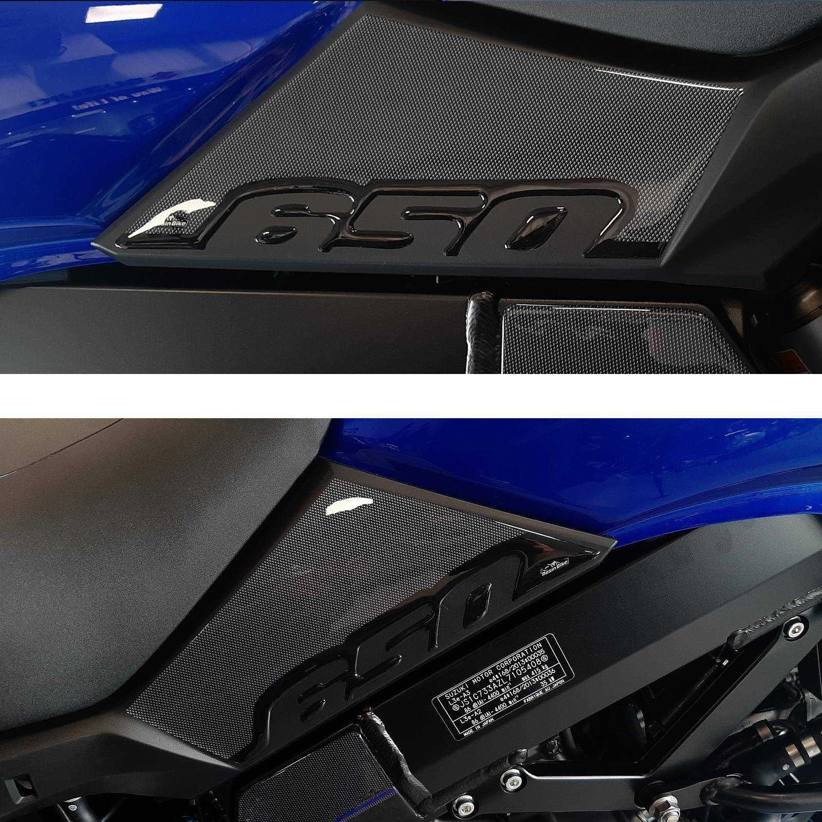 Resin Bike 3D Motorcycle Stickers - Tank Sides | Suzuki V-Strom 650XT 2021>2023 -   Pyramid Motorcycle Accessories