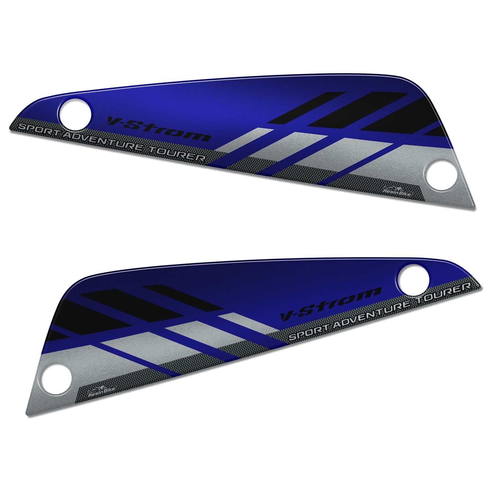 Resin Bike 3D Motorcycle Stickers - Panniers | Suzuki V-Strom 650XT 2020>2021 RB-1000148100005 -   Pyramid Motorcycle Accessories