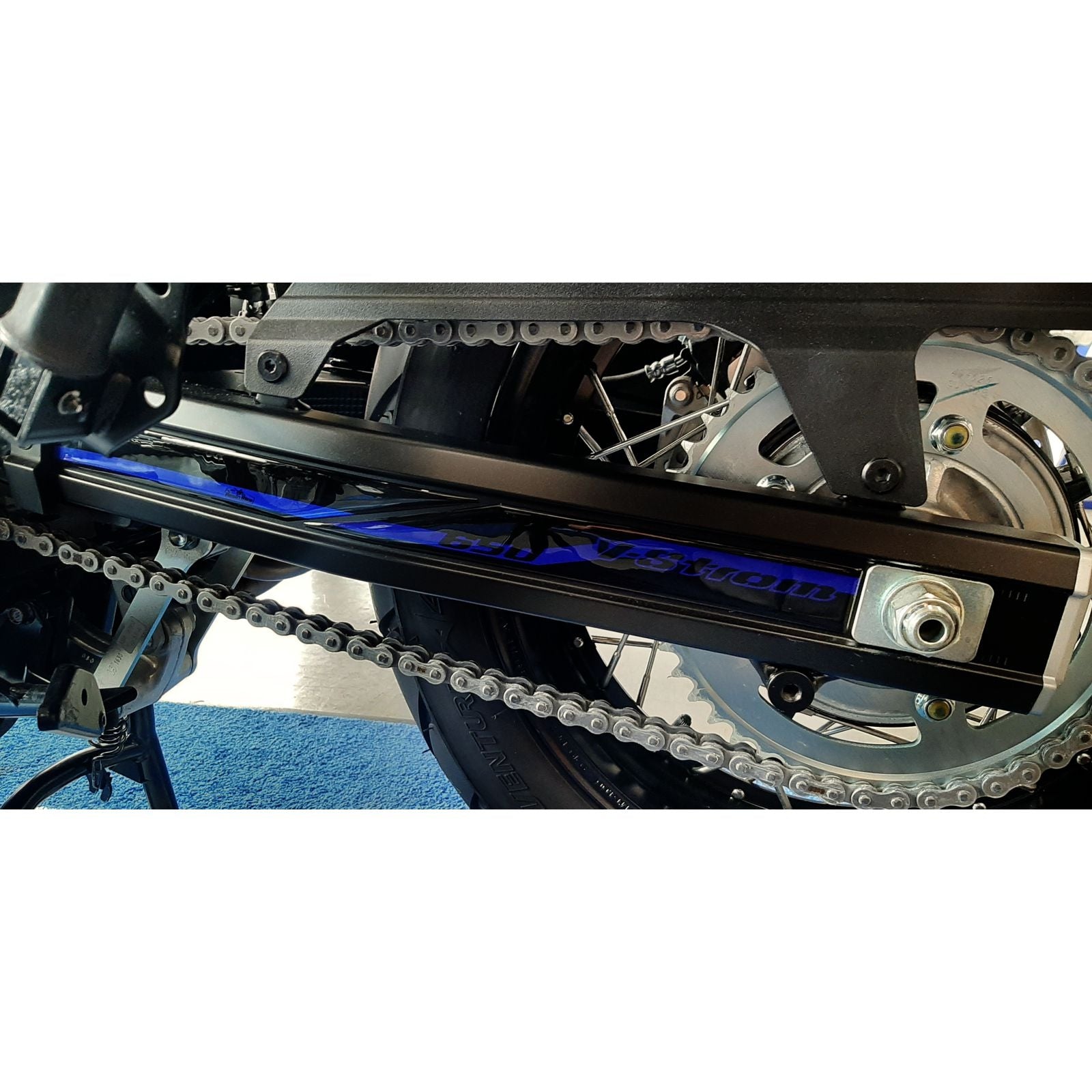 Resin Bike 3D Motorcycle Stickers - Swingarm | Suzuki V-Strom 650XT 2017>2023 -   Pyramid Motorcycle Accessories