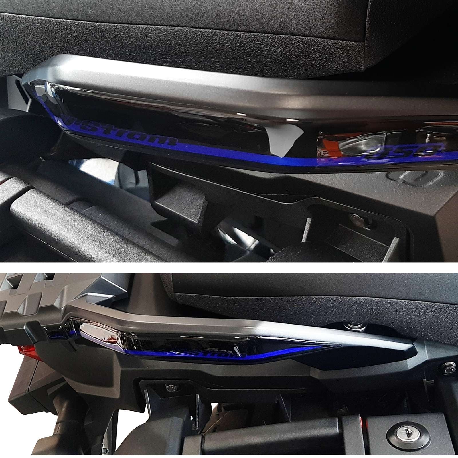 Resin Bike 3D Motorcycle Stickers - Passenger Handles | Suzuki V-Strom 650XT 2017>2023 RB-1000148500003 -   Pyramid Motorcycle Accessories