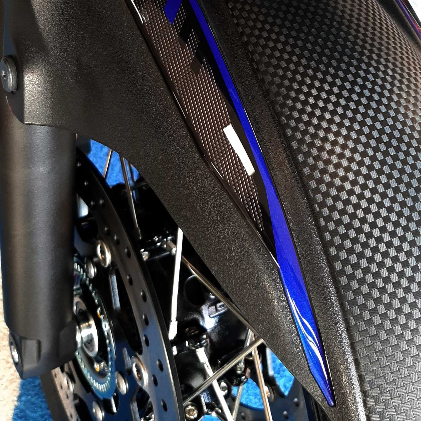 Resin Bike 3D Motorcycle Stickers - Front Fender | Suzuki V-Strom 650XT 2017>2023 -   Pyramid Motorcycle Accessories
