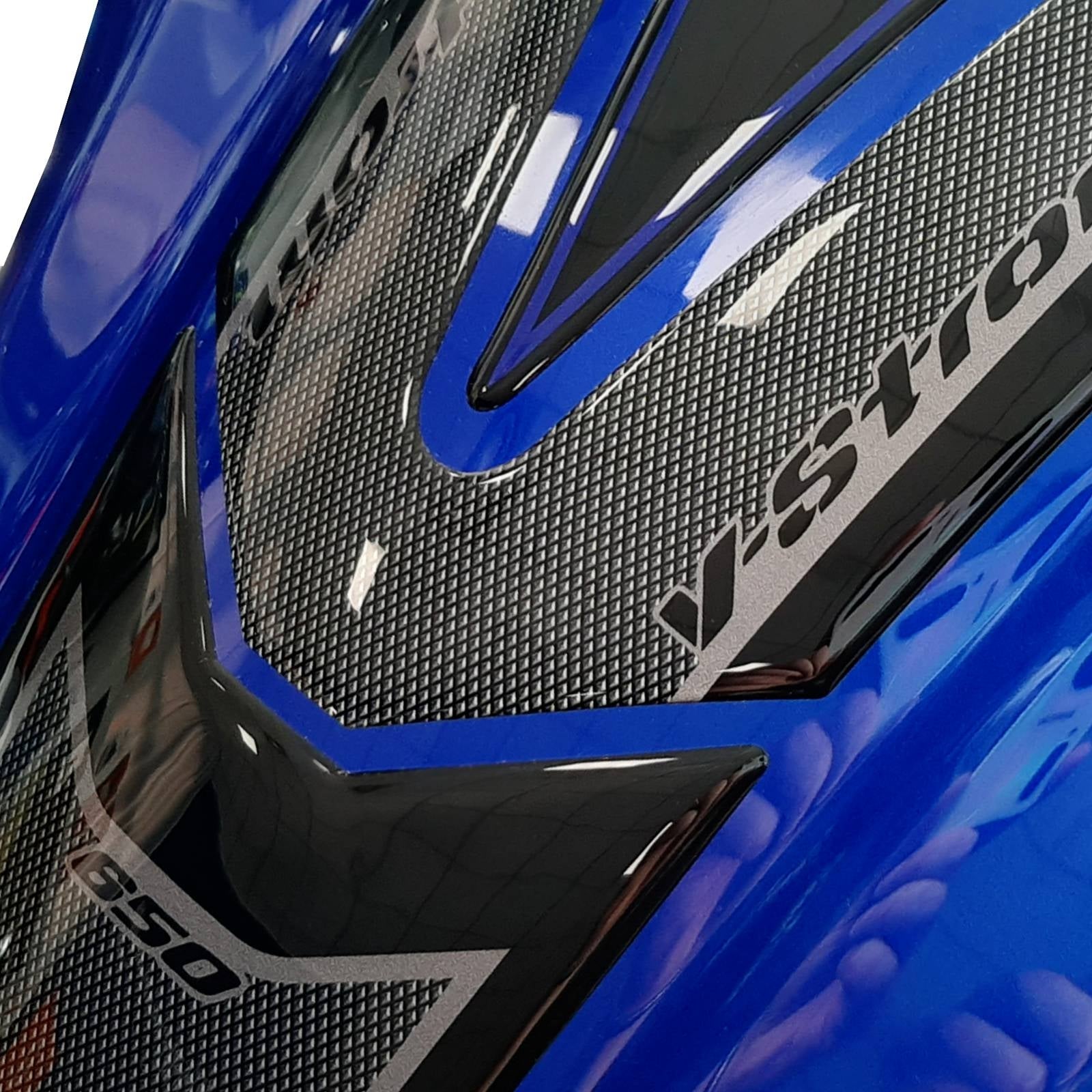 Resin Bike 3D Motorcycle Stickers - Tank Pad | Suzuki V-Strom 650XT 2020>Current -   Pyramid Motorcycle Accessories