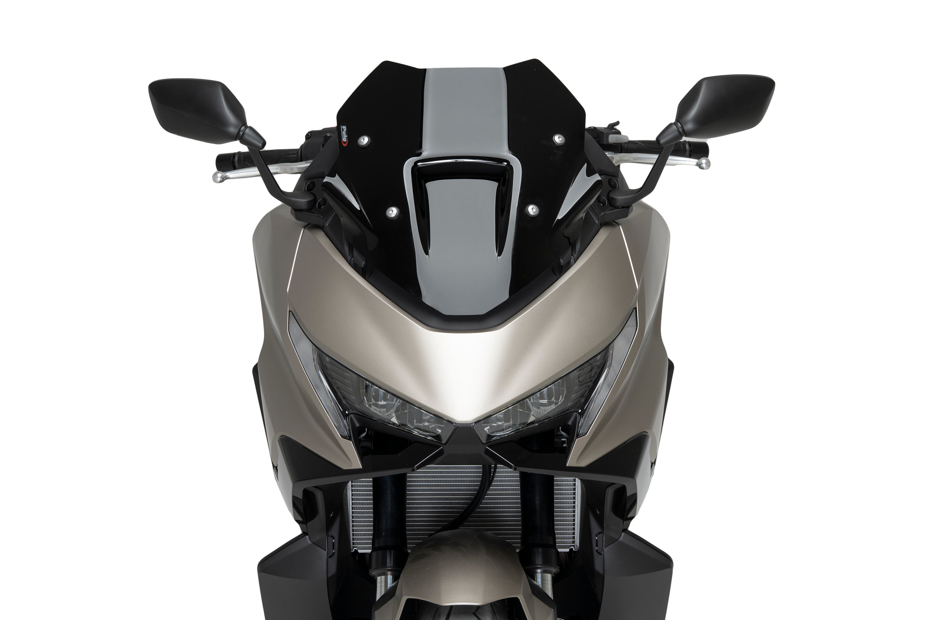 Puig Sport Screen | Black (Opaque) | Honda Forza 750 2025>Current -   Pyramid Motorcycle Accessories