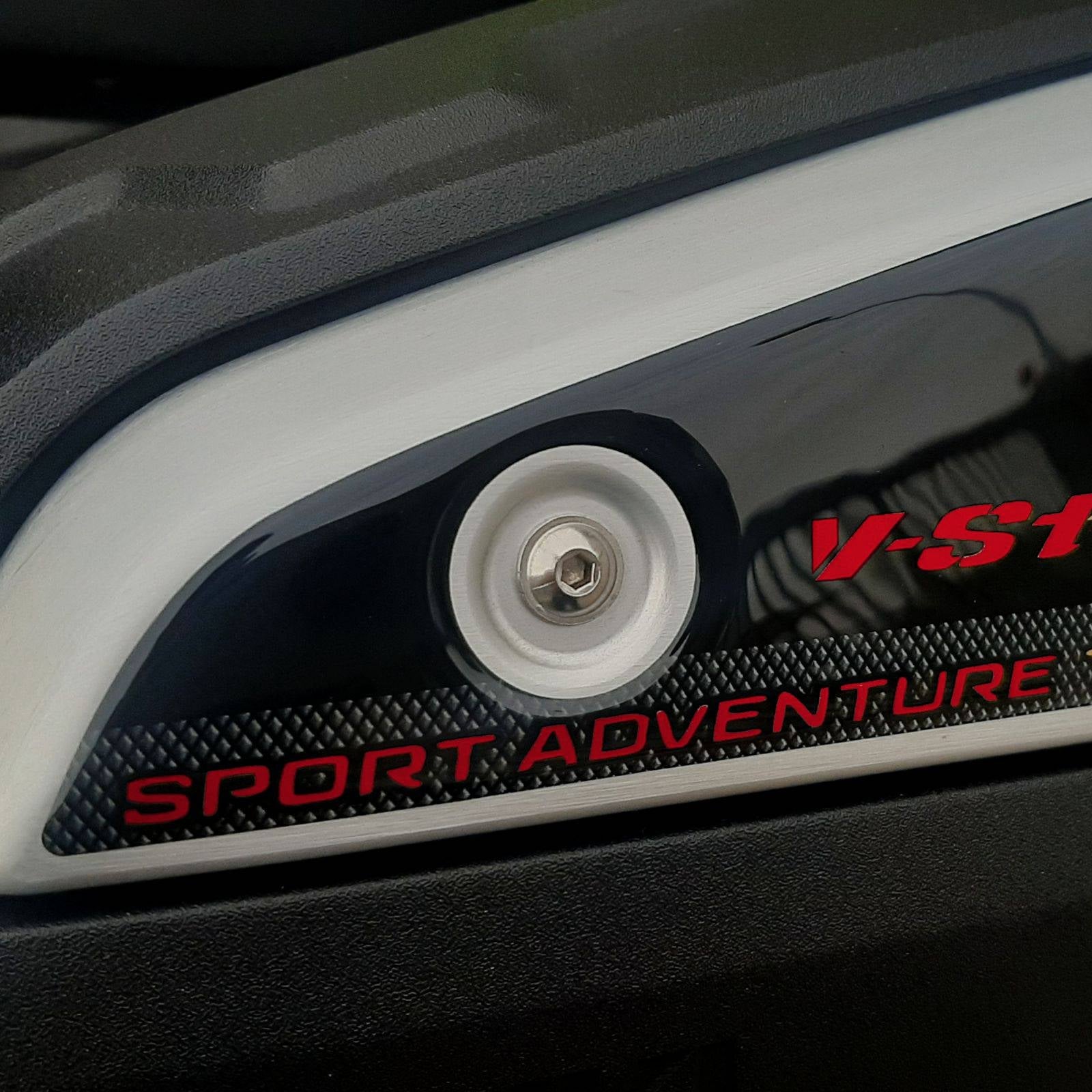 Resin Bike 3D Motorcycle Stickers - Panniers | Suzuki V-Strom 650 2017>2021 RB-1000149300008 -   Pyramid Motorcycle Accessories
