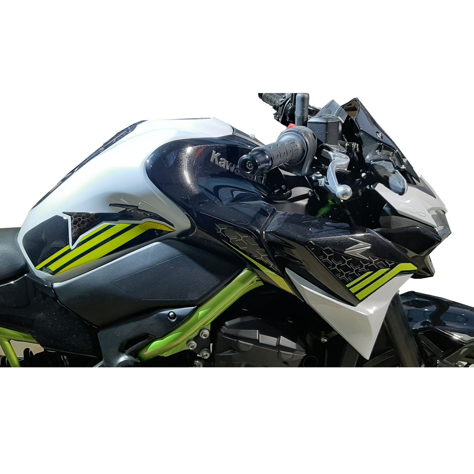Resin Bike 3D Motorcycle Stickers - Tank Sides | Kawasaki Z 900 2021>2024 RB-1000149400005 -   Pyramid Motorcycle Accessories