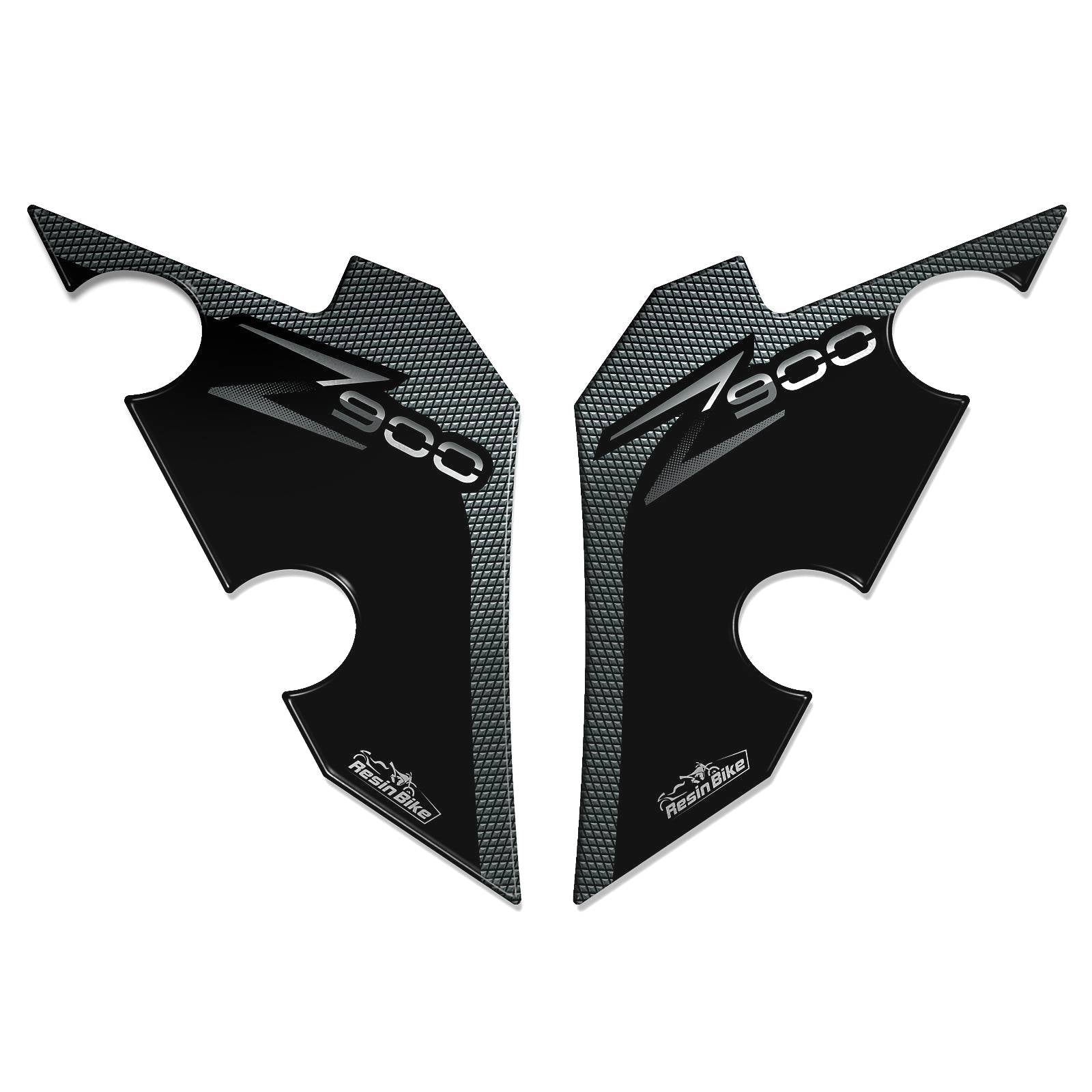 Resin Bike 3D Motorcycle Stickers - Side Panels | Kawasaki Z 900 2021>2024 -   Pyramid Motorcycle Accessories