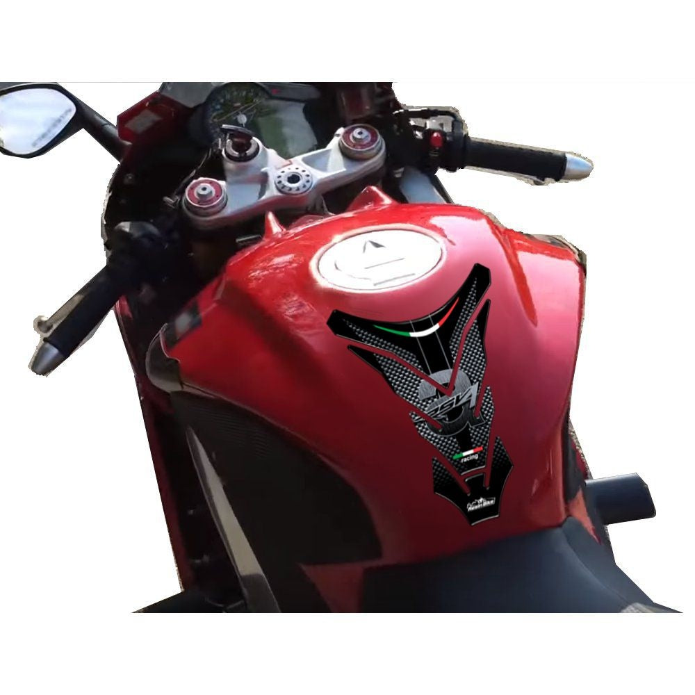Resin Bike 3D Motorcycle Stickers - Tank Pad | Aprilia RSV4 2018>2026 RB-1000153000000 -   Pyramid Motorcycle Accessories