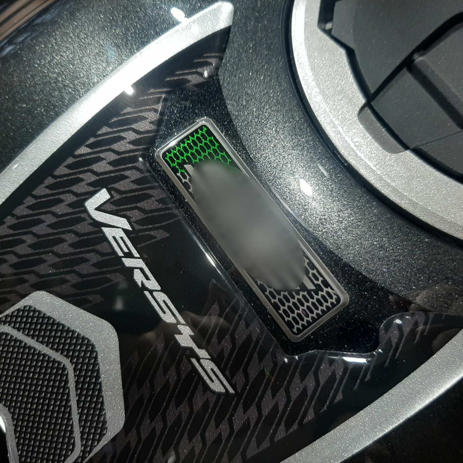 Resin Bike 3D Motorcycle Stickers - Tank Pad | Kawasaki Versys 1000 2017>2025 -   Pyramid Motorcycle Accessories