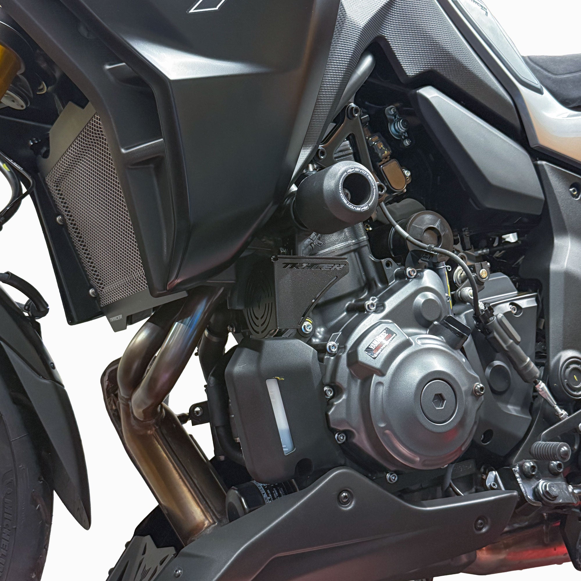 Pyramid Horn Cover | Black | Yamaha Tracer 7 inc GT 2025>Current -   Pyramid Motorcycle Accessories