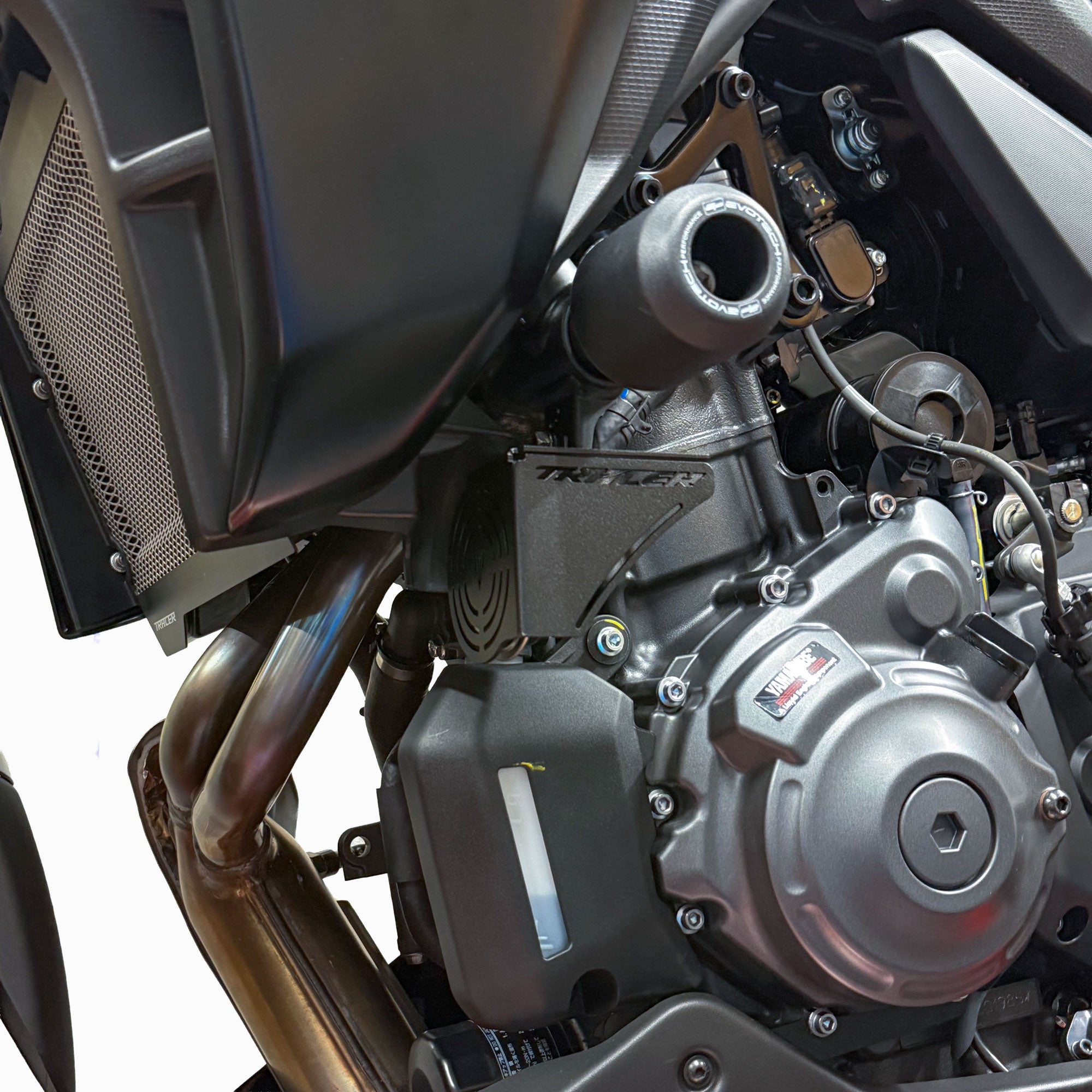 Pyramid Horn Cover | Black | Yamaha Tracer 7 inc GT 2025>Current -   Pyramid Motorcycle Accessories