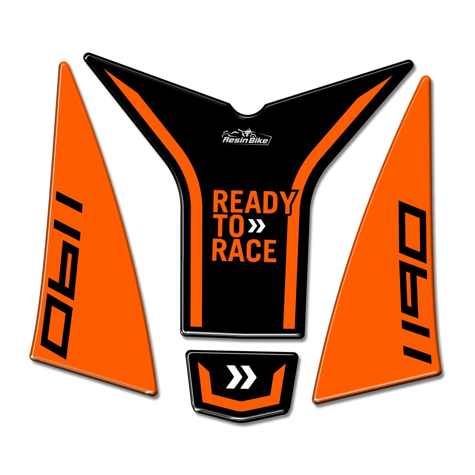 Resin Bike 3D Motorcycle Stickers - Tail Section | KTM 1190 Adventure 2013>2016 RB-1000153800006 -   Pyramid Motorcycle Accessories