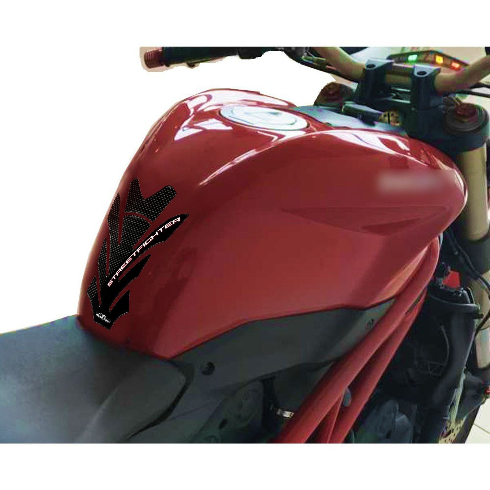 Resin Bike 3D Motorcycle Stickers - Tank Pad | Ducati Streetfighter -   Pyramid Motorcycle Accessories