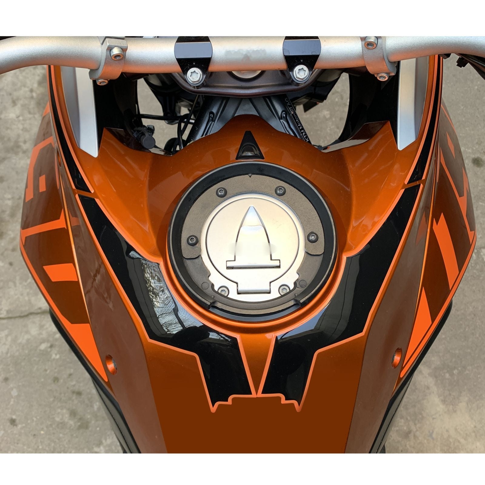Resin Bike 3D Motorcycle Stickers - Tank Pad | KTM 1190 Adventure 2013>2016 RB-1000154200003 -   Pyramid Motorcycle Accessories