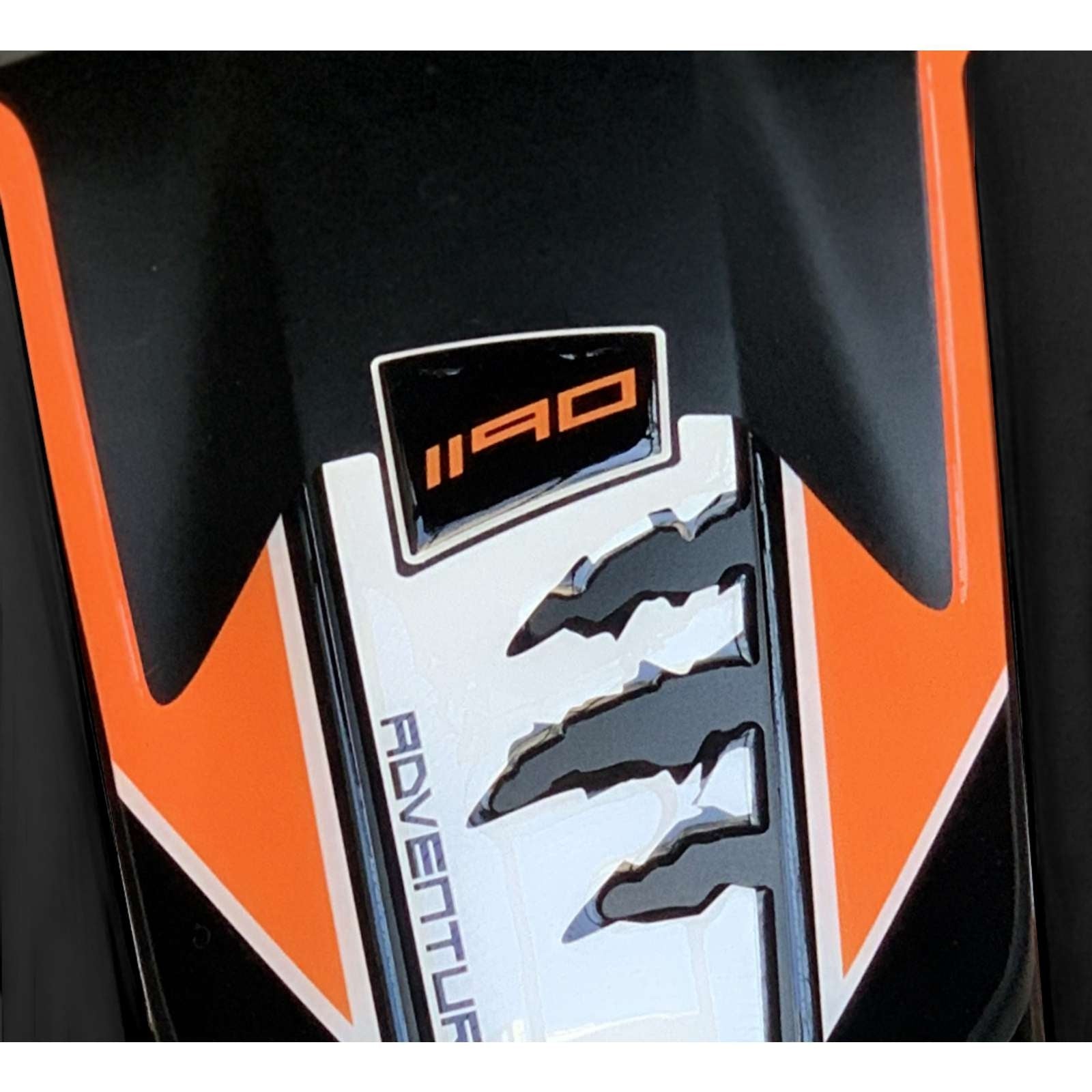 Resin Bike 3D Motorcycle Stickers - Front Fender | KTM 1190 Adventure 2013>2016 -   Pyramid Motorcycle Accessories