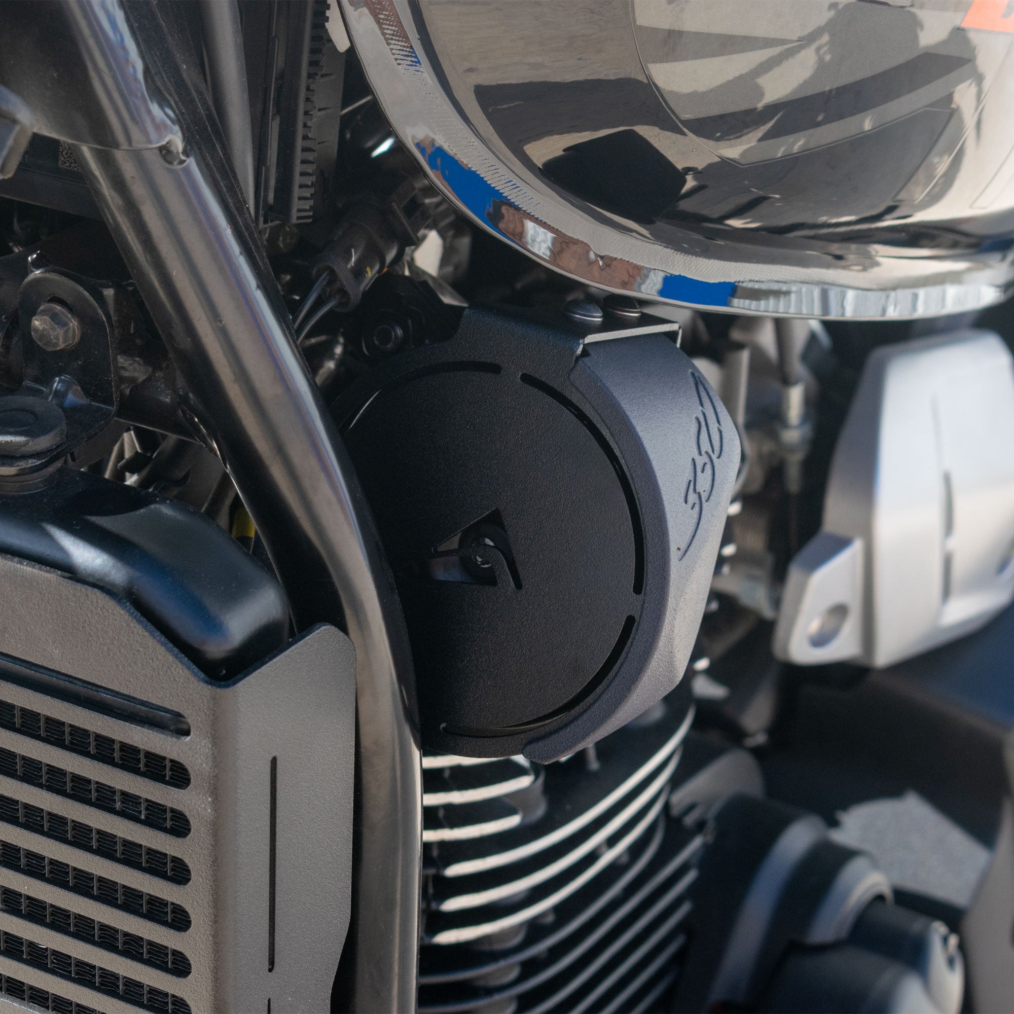 Pyramid Horn Cover | Black | BSA Bantam 350 2025>Current