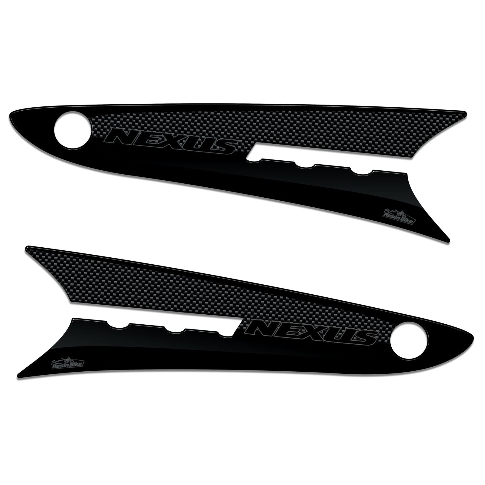 Resin Bike 3D Motorcycle Stickers - Footboard | Gilera Nexus 300/500 2007>2013 RB-1000156000007 -   Pyramid Motorcycle Accessories