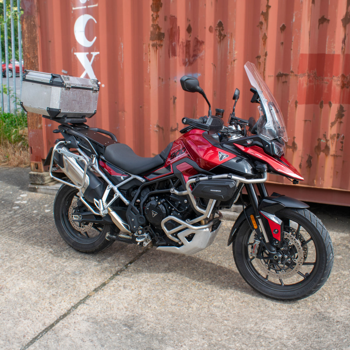 Pyramid Pillion Luggage Rack | Matte Black | Triumph Tiger 900/850 2020>Current