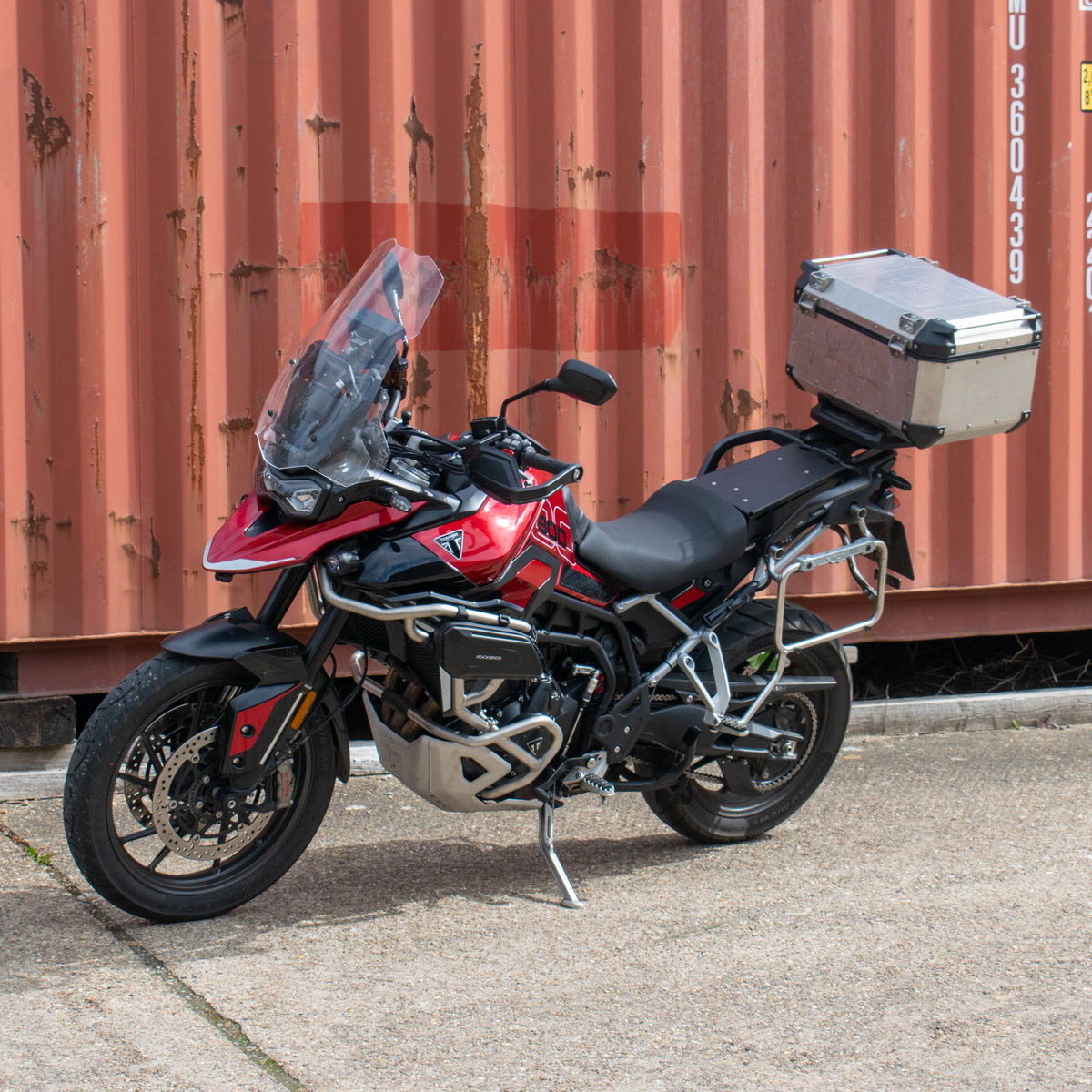 Pyramid Pillion Luggage Rack | Matte Black | Triumph Tiger 900/850 2020>Current