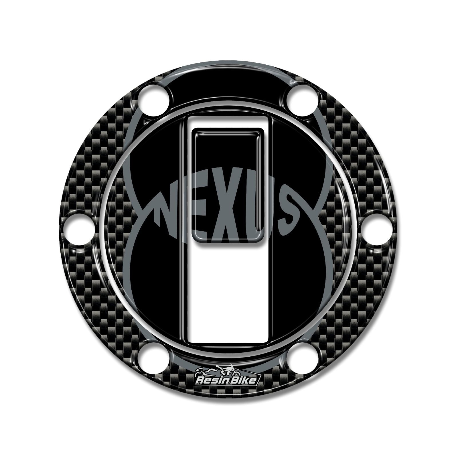 Resin Bike 3D Motorcycle Stickers - Fuel Cap | Gilera Nexus 300/500 2007>2013 RB-1000156600009 -   Pyramid Motorcycle Accessories