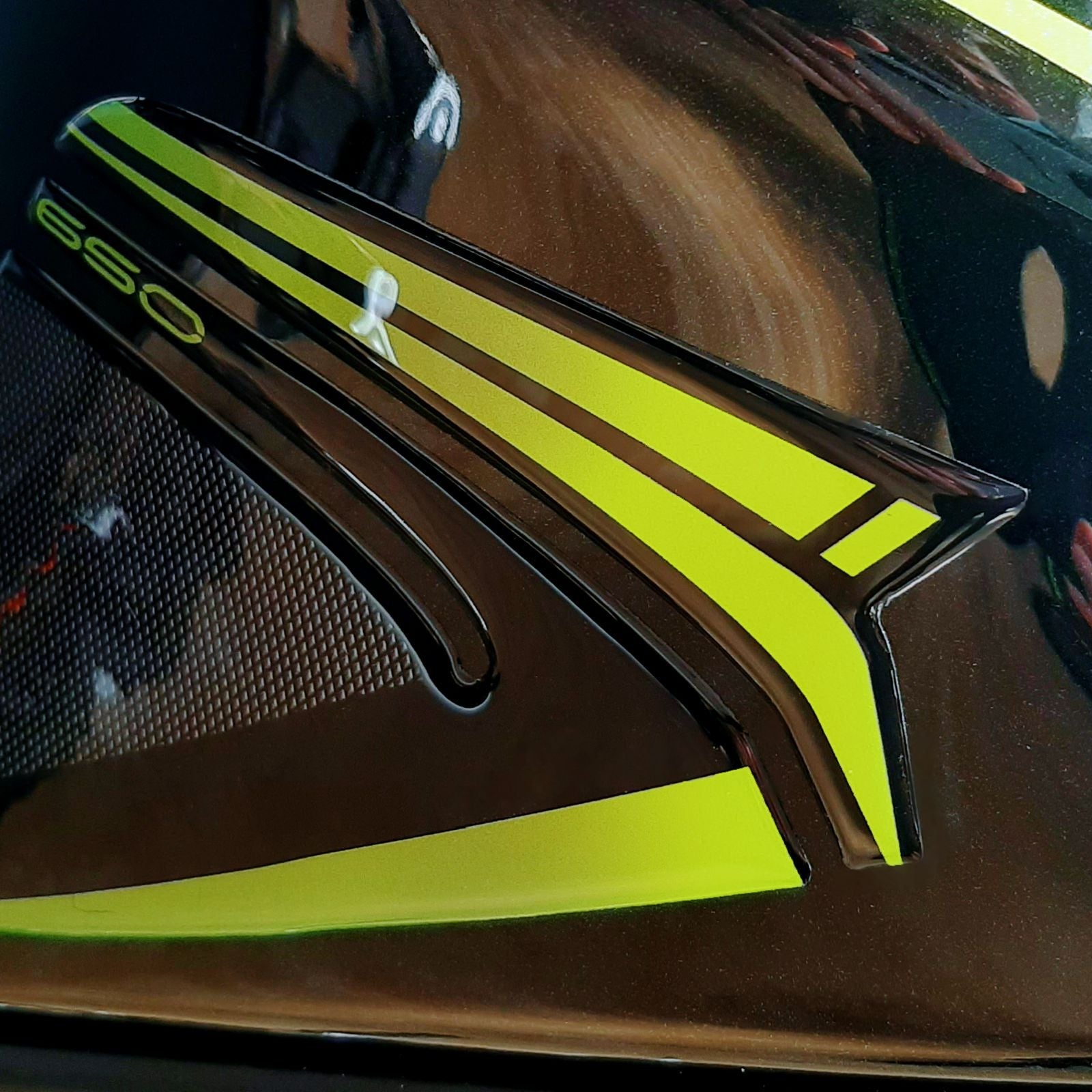 Resin Bike 3D Motorcycle Stickers - Tank Sides | Kawasaki Z 650 2021>2024 -   Pyramid Motorcycle Accessories