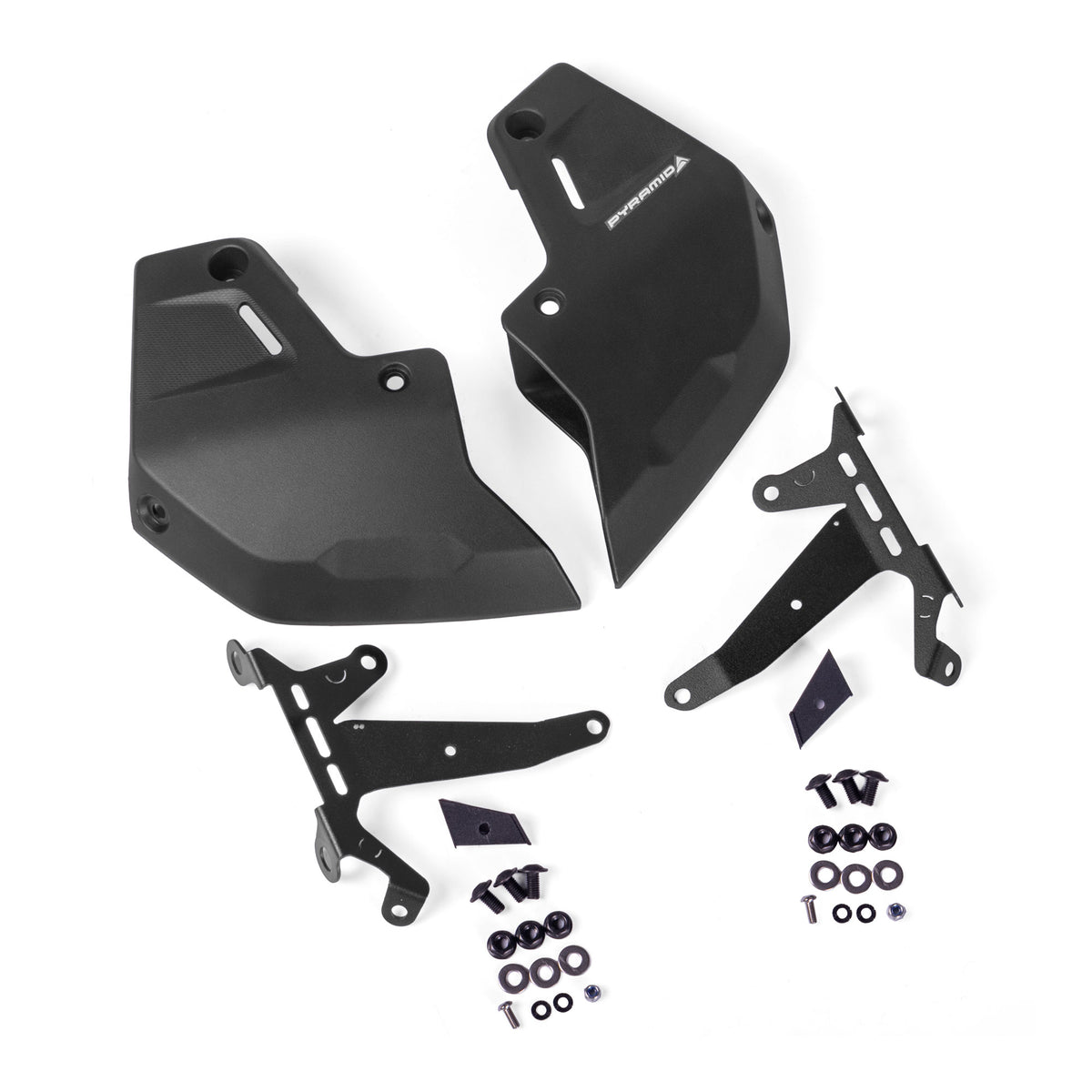 Pyramid Brake Caliper Ducts | Matte Black | Triumph Models 2024>Current