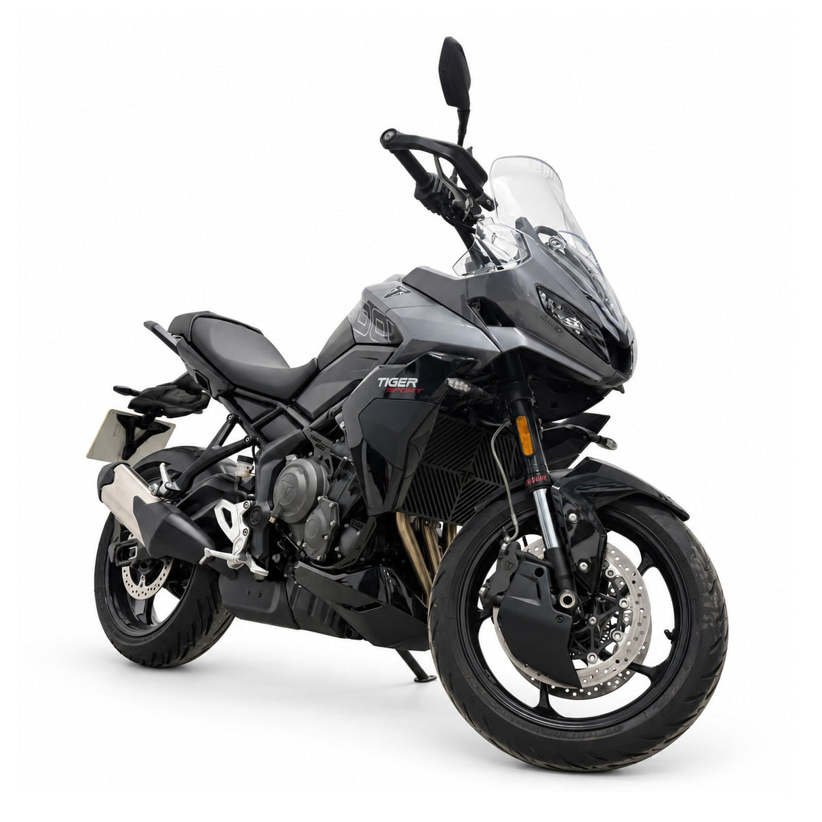Pyramid Brake Caliper Ducts | Matte Black | Triumph Models 2024>Current