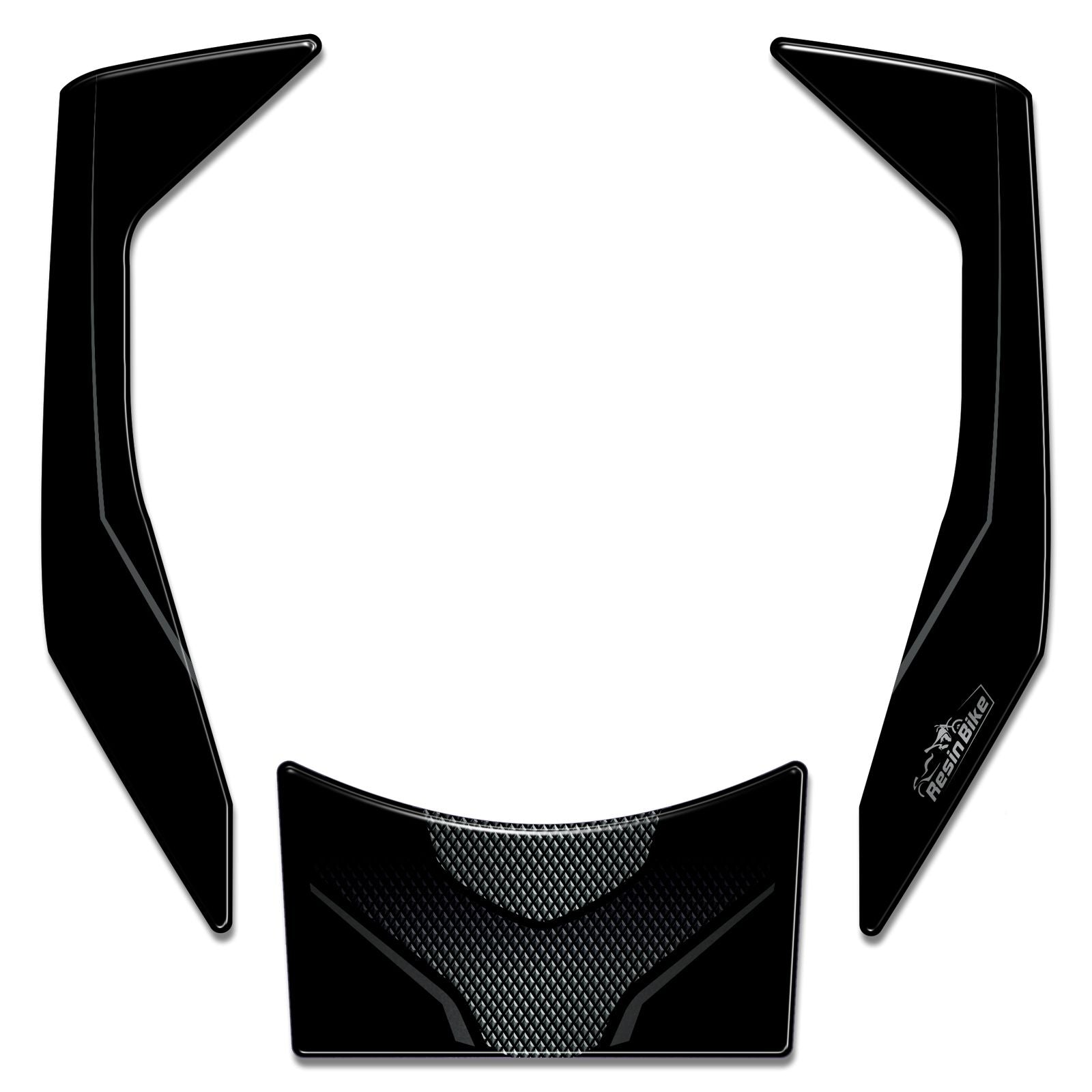 Resin Bike 3D Motorcycle Stickers - Tail Section | Yamaha Tracer 7 2021>2024 -   Pyramid Motorcycle Accessories