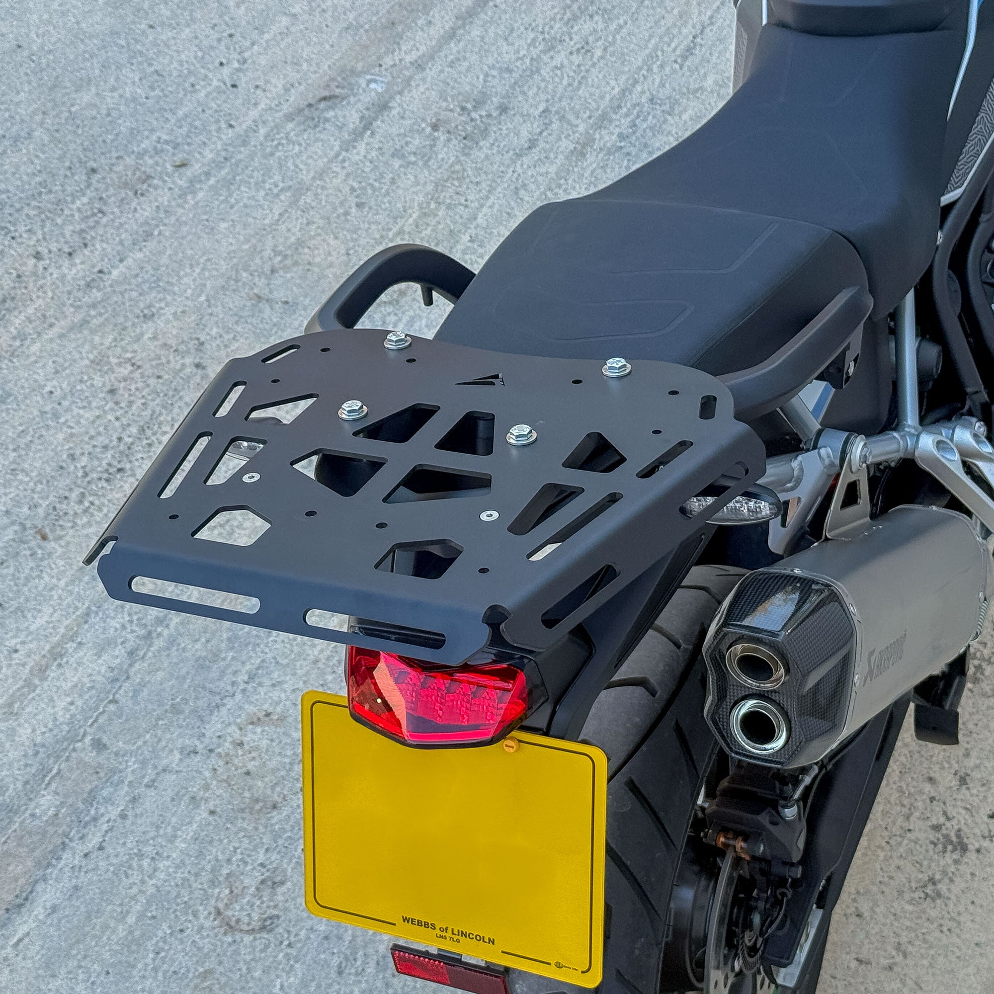 Pyramid Seat Rack | Matte Black | Triumph Tiger 900/1200 2020>Current