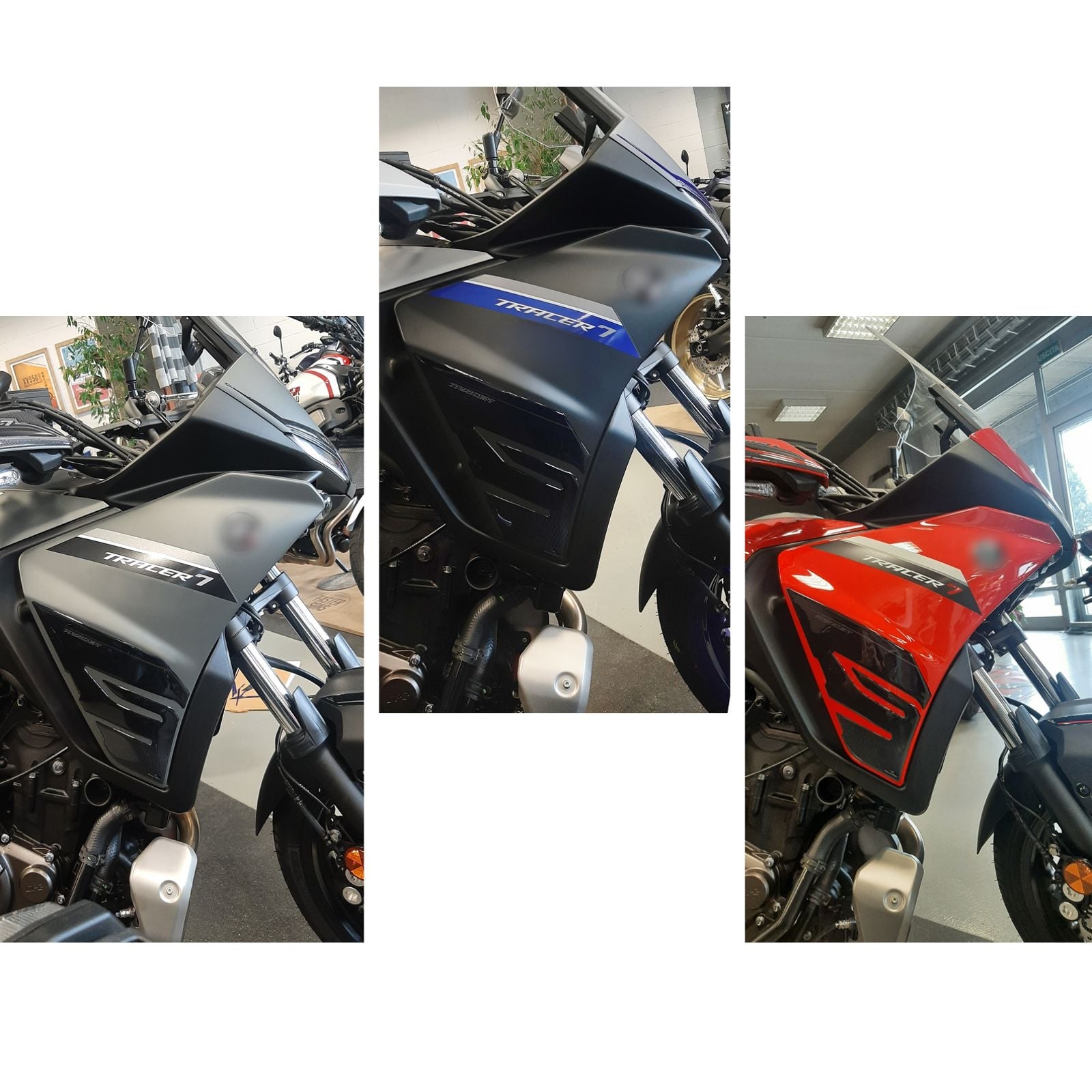 Resin Bike 3D Motorcycle Stickers - Frontal Area | Yamaha Tracer 7 2021>2024 RB-1000159000004 -   Pyramid Motorcycle Accessories