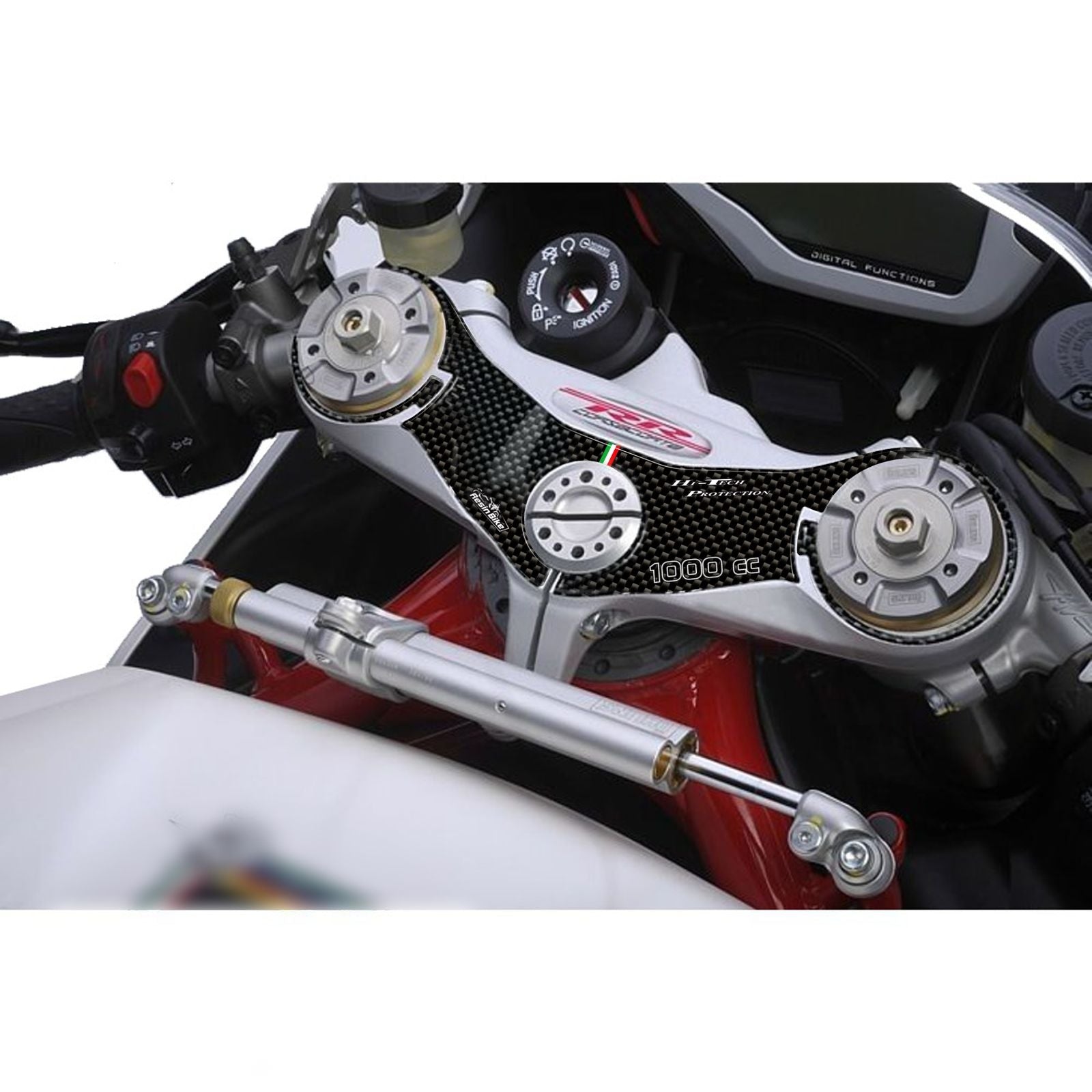 Resin Bike 3D Motorcycle Stickers - Top Yoke | MV Agusta F4 2010>2015 -   Pyramid Motorcycle Accessories