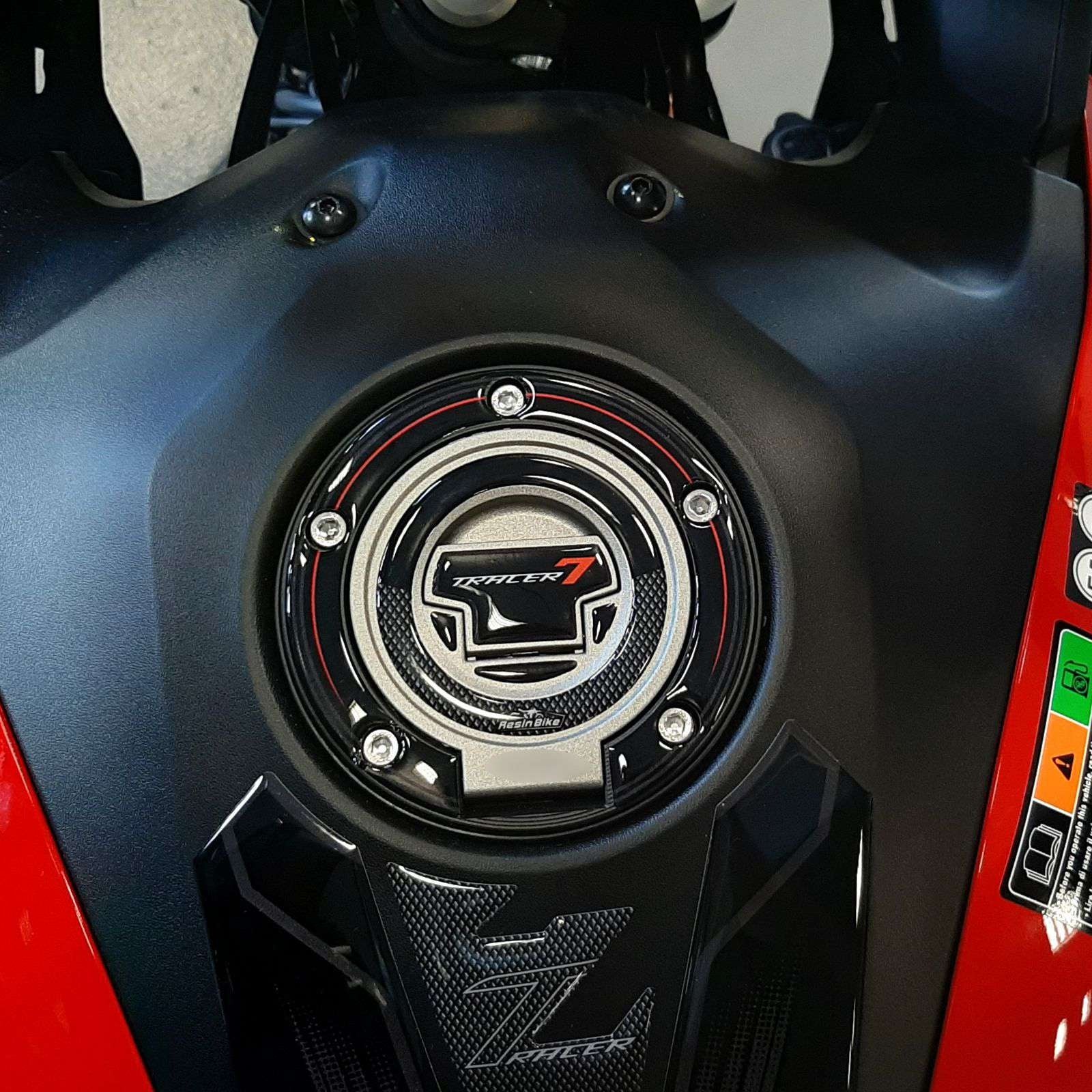 Resin Bike 3D Motorcycle Stickers - Fuel Cap | Yamaha Tracer 7 2021>2024 RB-1000438300009 -   Pyramid Motorcycle Accessories
