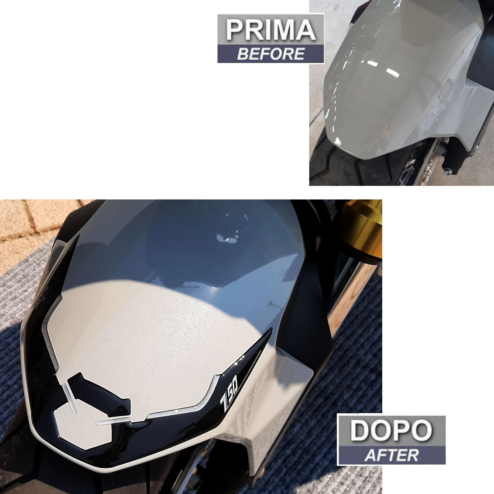 Resin Bike 3D Motorcycle Stickers - Front Fender | Honda X-Adv 2021>2024 -   Pyramid Motorcycle Accessories