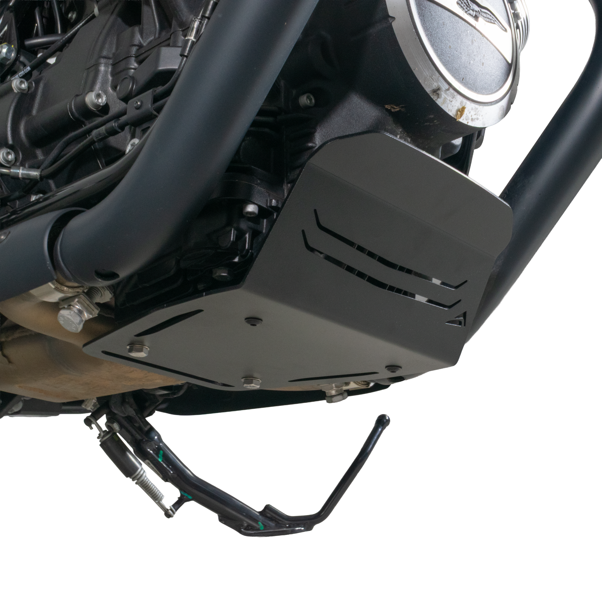 Pyramid Engine Guard | Matte Black | Moto Guzzi V7 Sport 850 2025>Current -  Shop name
