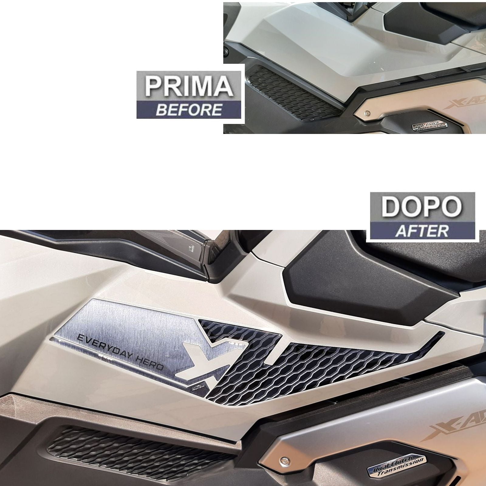 Resin Bike 3D Motorcycle Stickers - Tank Sides | Honda X-Adv 2021>2024 RB-1000441100009 -   Pyramid Motorcycle Accessories