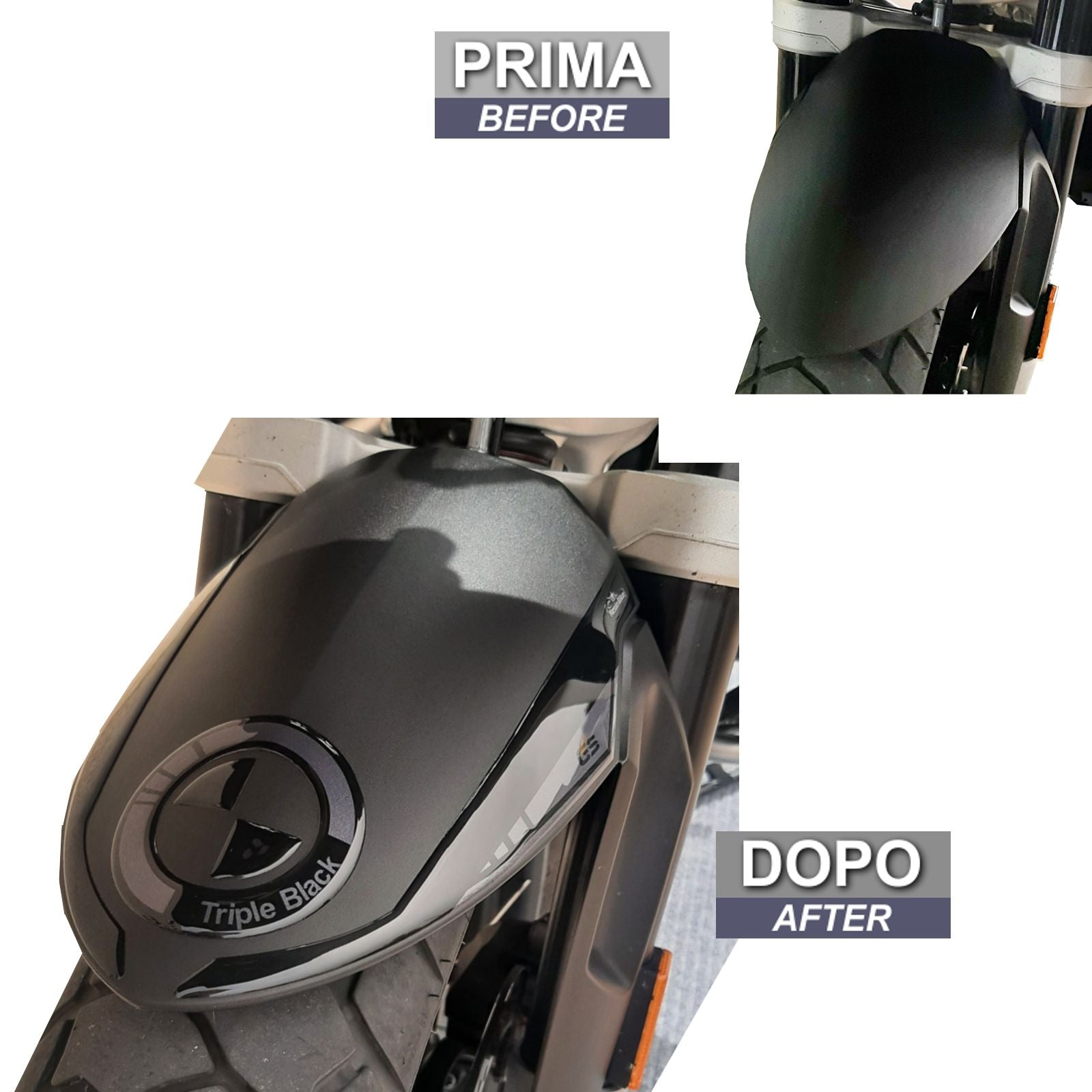 Resin Bike 3D Motorcycle Stickers - Front Fender | BMW R 1250 GS/GSA 2021>2024 -   Pyramid Motorcycle Accessories