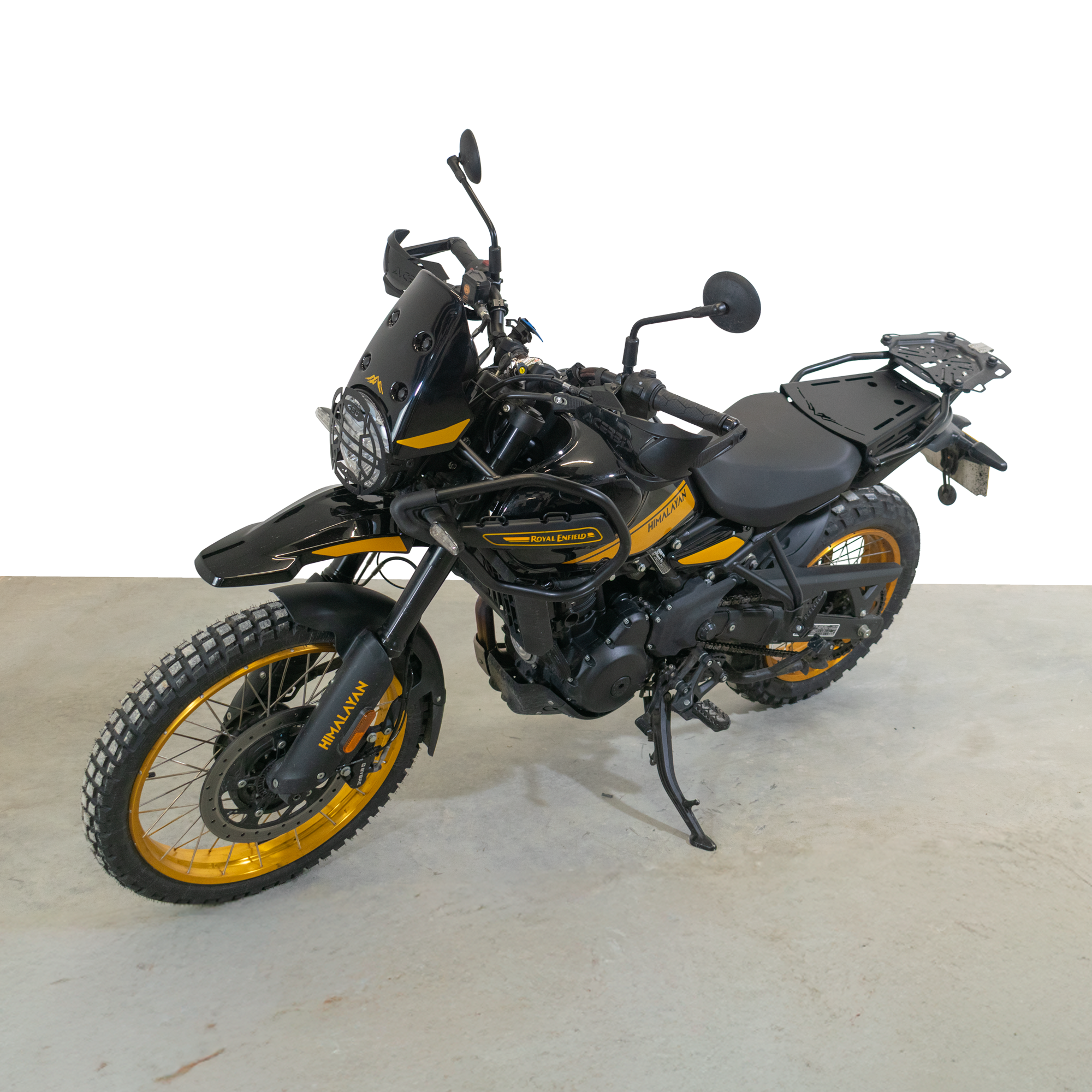 Pyramid Pillion Seat Rack | Matte Black | Royal Enfield Himayalan 450 2023>Current (Copy) -   Pyramid Motorcycle Accessories