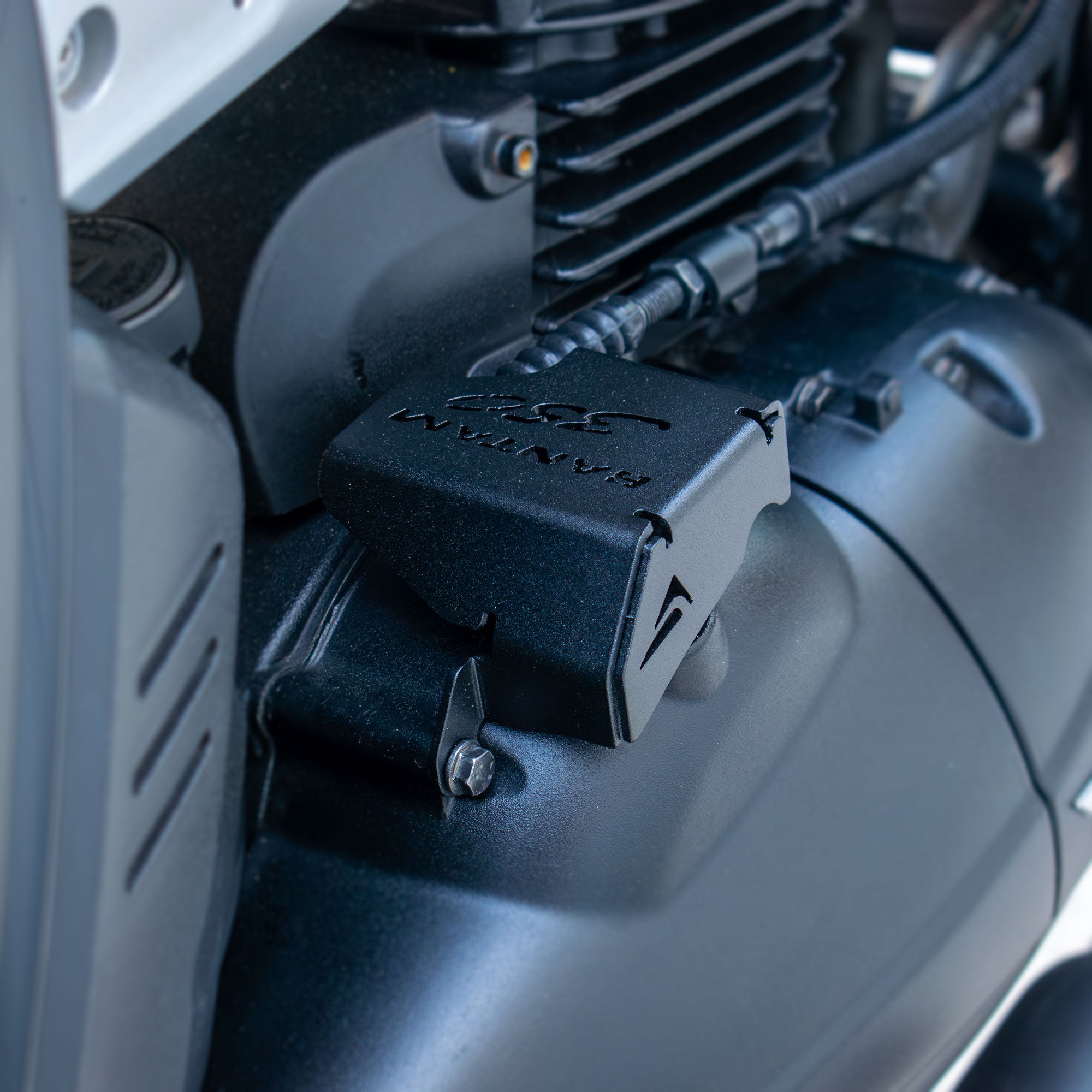 Pyramid Clutch Cover | Matte Black | BSA Bantam 350 2026>Current -   Pyramid Motorcycle Accessories