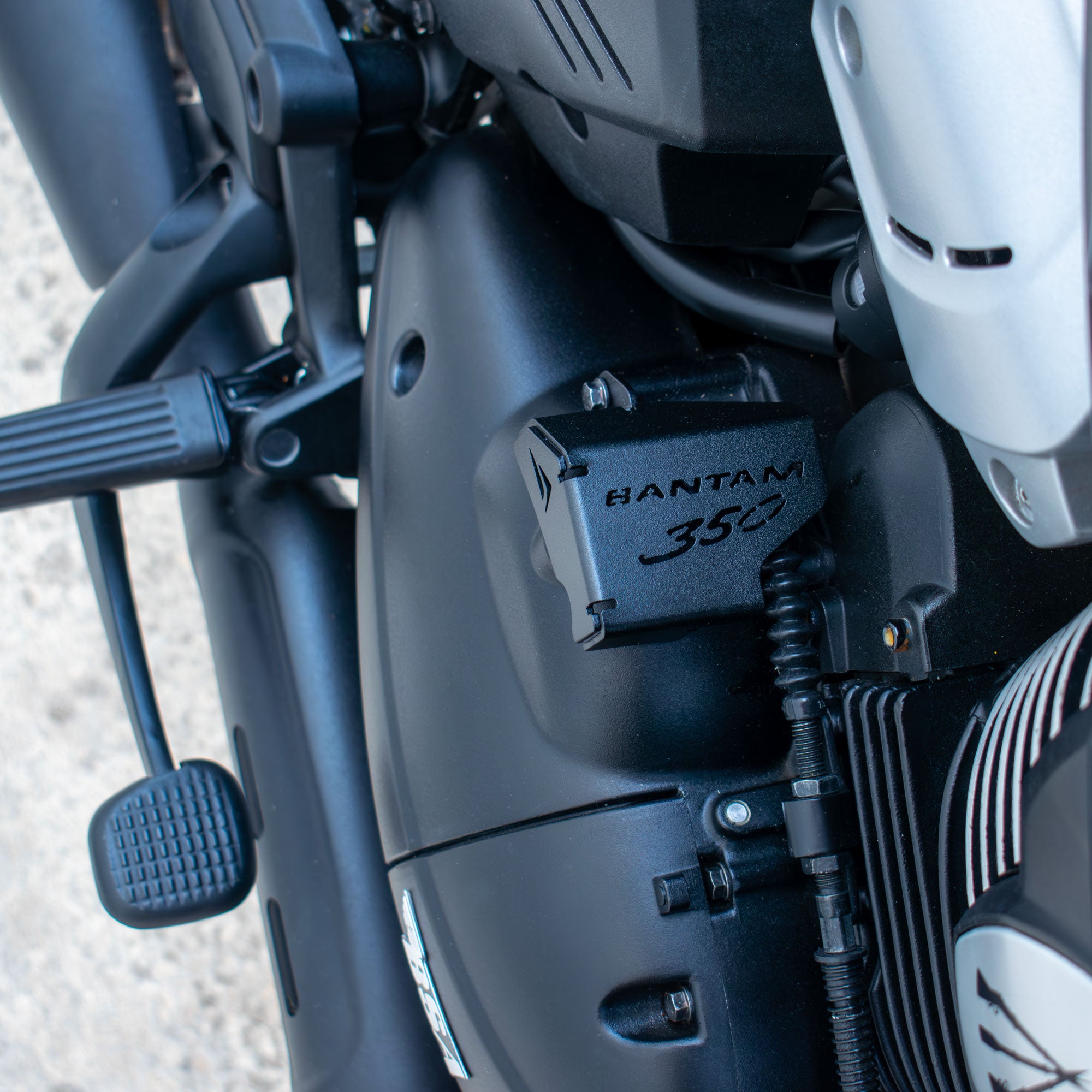 Pyramid Clutch Cover | Matte Black | BSA Bantam 350 2026>Current -   Pyramid Motorcycle Accessories