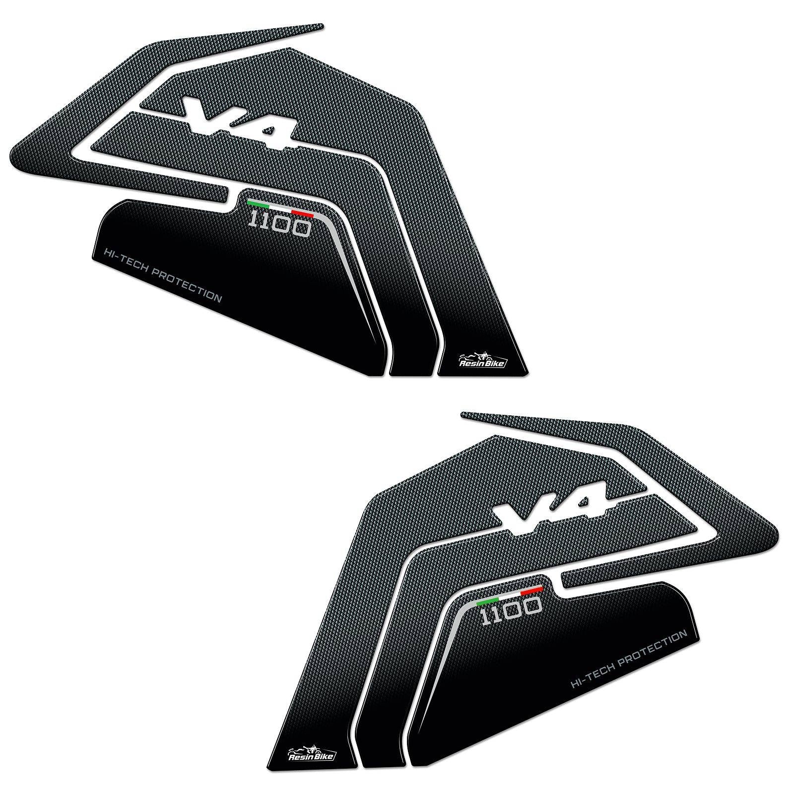 Resin Bike 3D Motorcycle Stickers - Tank Sides | Ducati Multistrada V4 1100 2021>2023 -   Pyramid Motorcycle Accessories