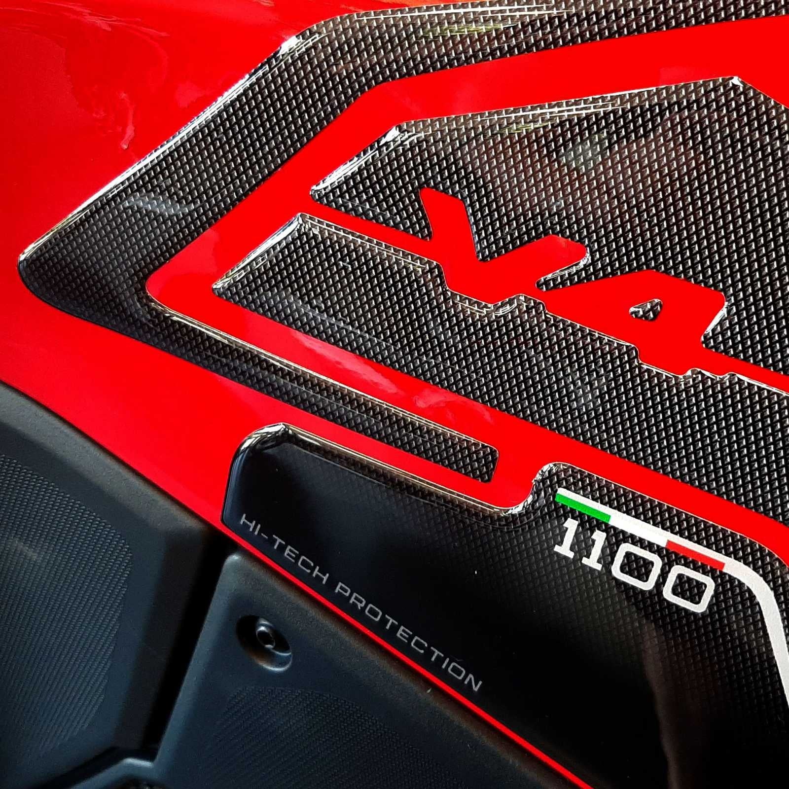 Resin Bike 3D Motorcycle Stickers - Tank Sides | Ducati Multistrada V4 1100 2021>2023 -   Pyramid Motorcycle Accessories