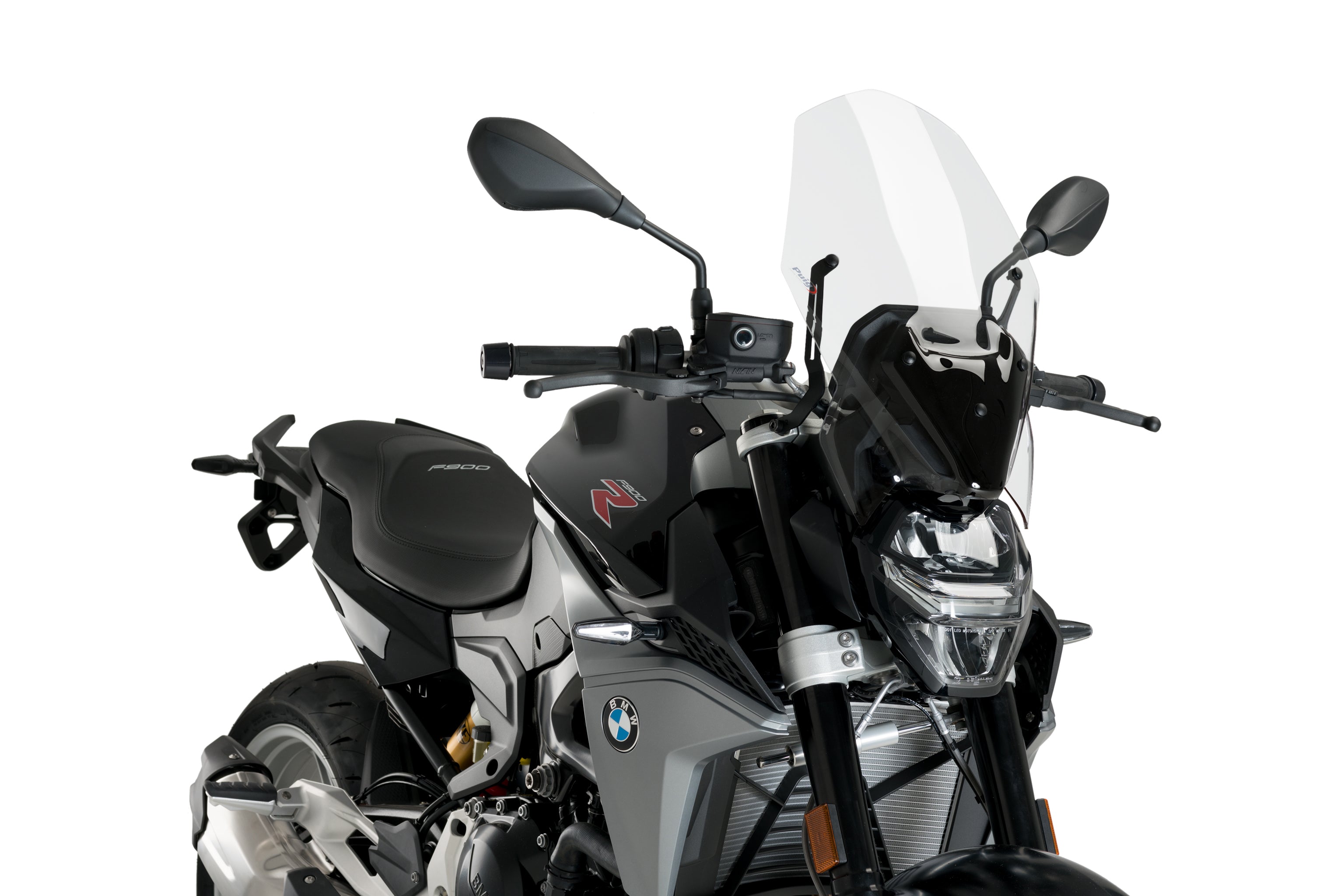 Puig Touring Screen | Clear | BMW F900R (Bikes without BMW screen support) 2020>Current -   Pyramid Motorcycle Accessories